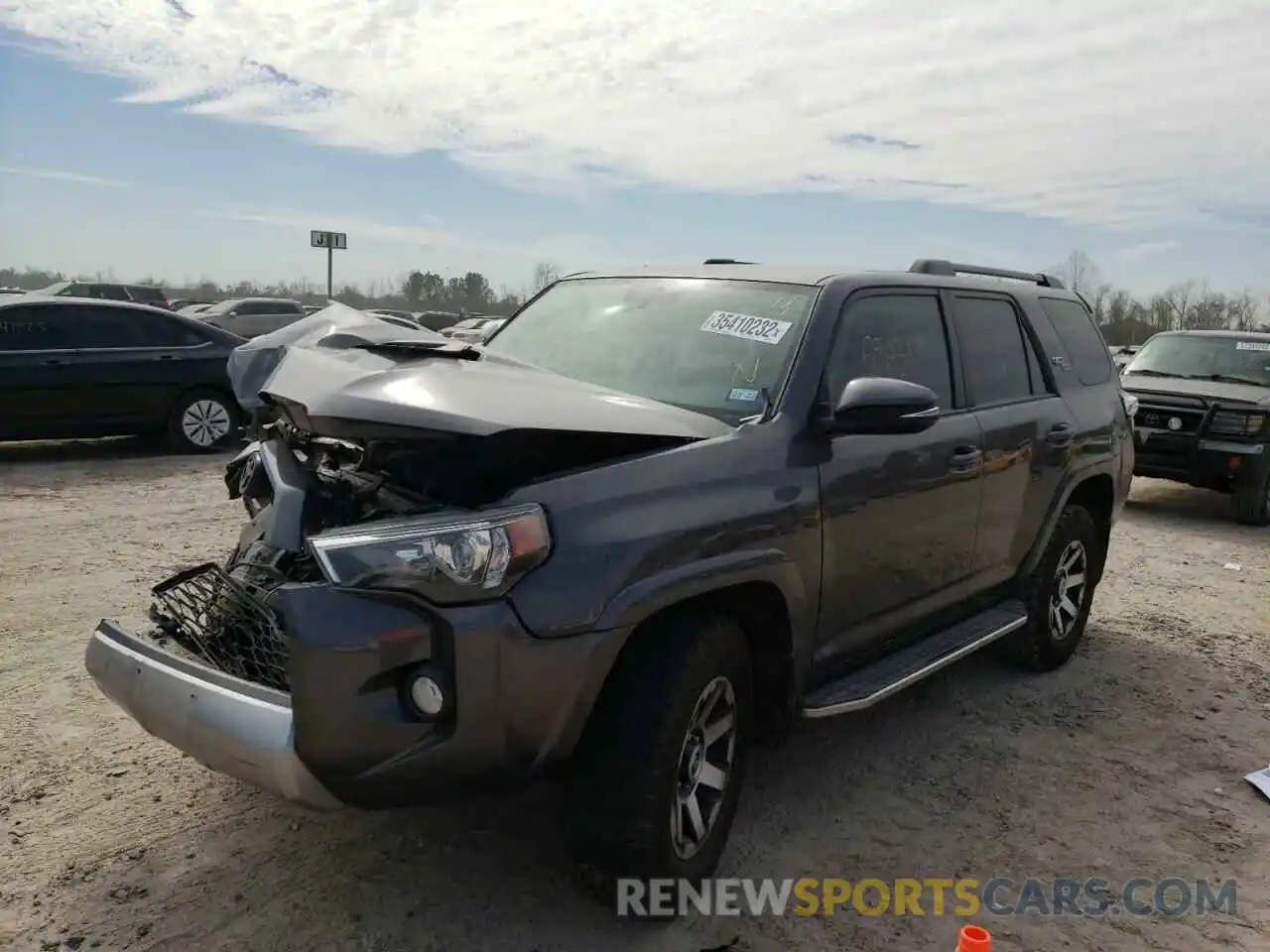 2 Photograph of a damaged car JTEBU5JR8K5623424 TOYOTA 4RUNNER 2019