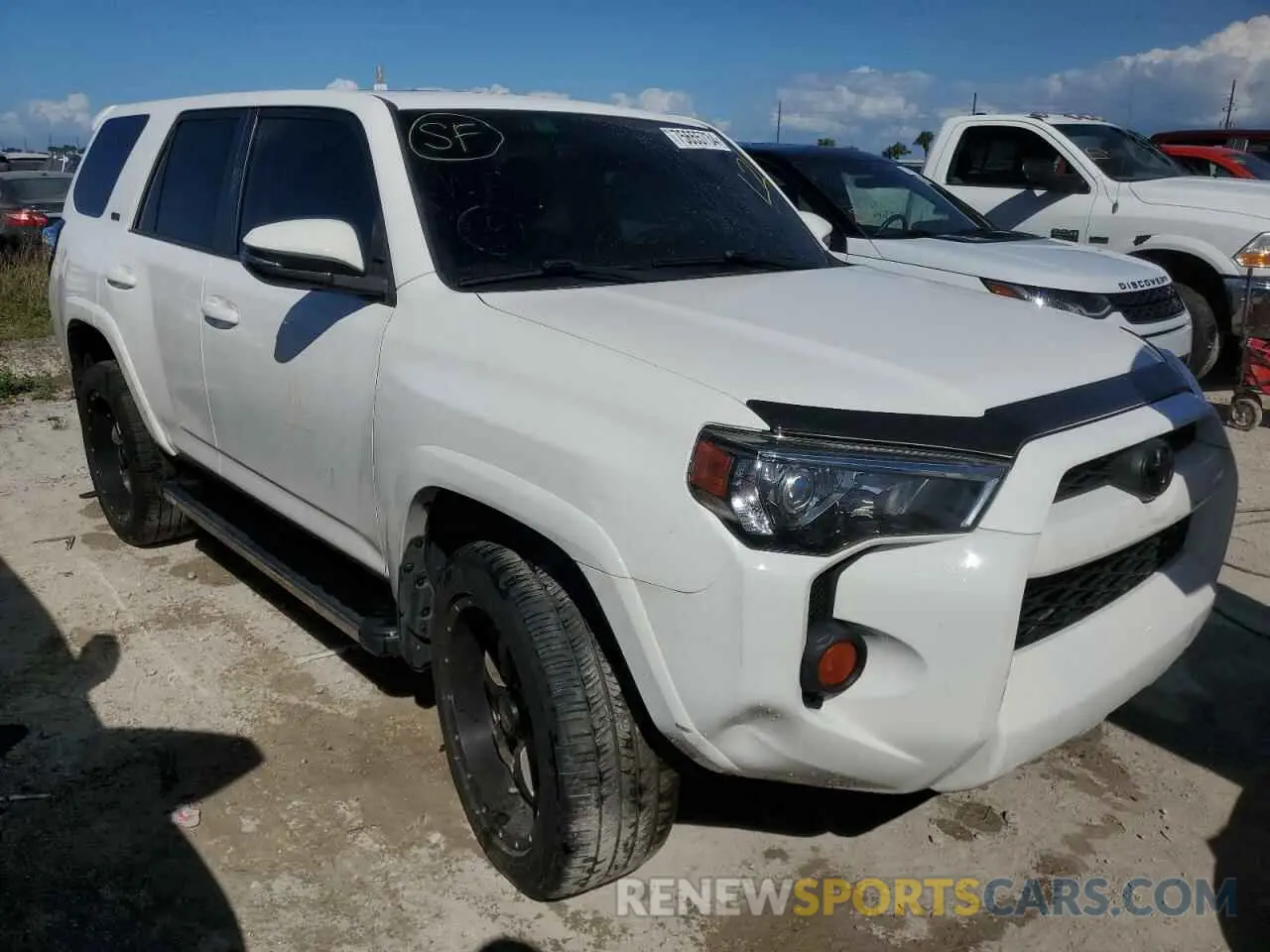 4 Photograph of a damaged car JTEBU5JR8K5628378 TOYOTA 4RUNNER 2019