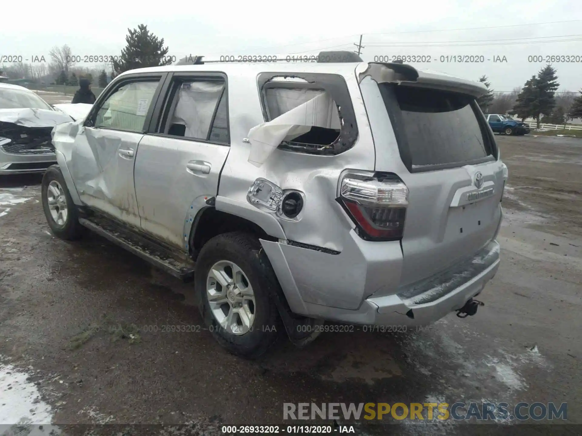 3 Photograph of a damaged car JTEBU5JR8K5634472 TOYOTA 4RUNNER 2019