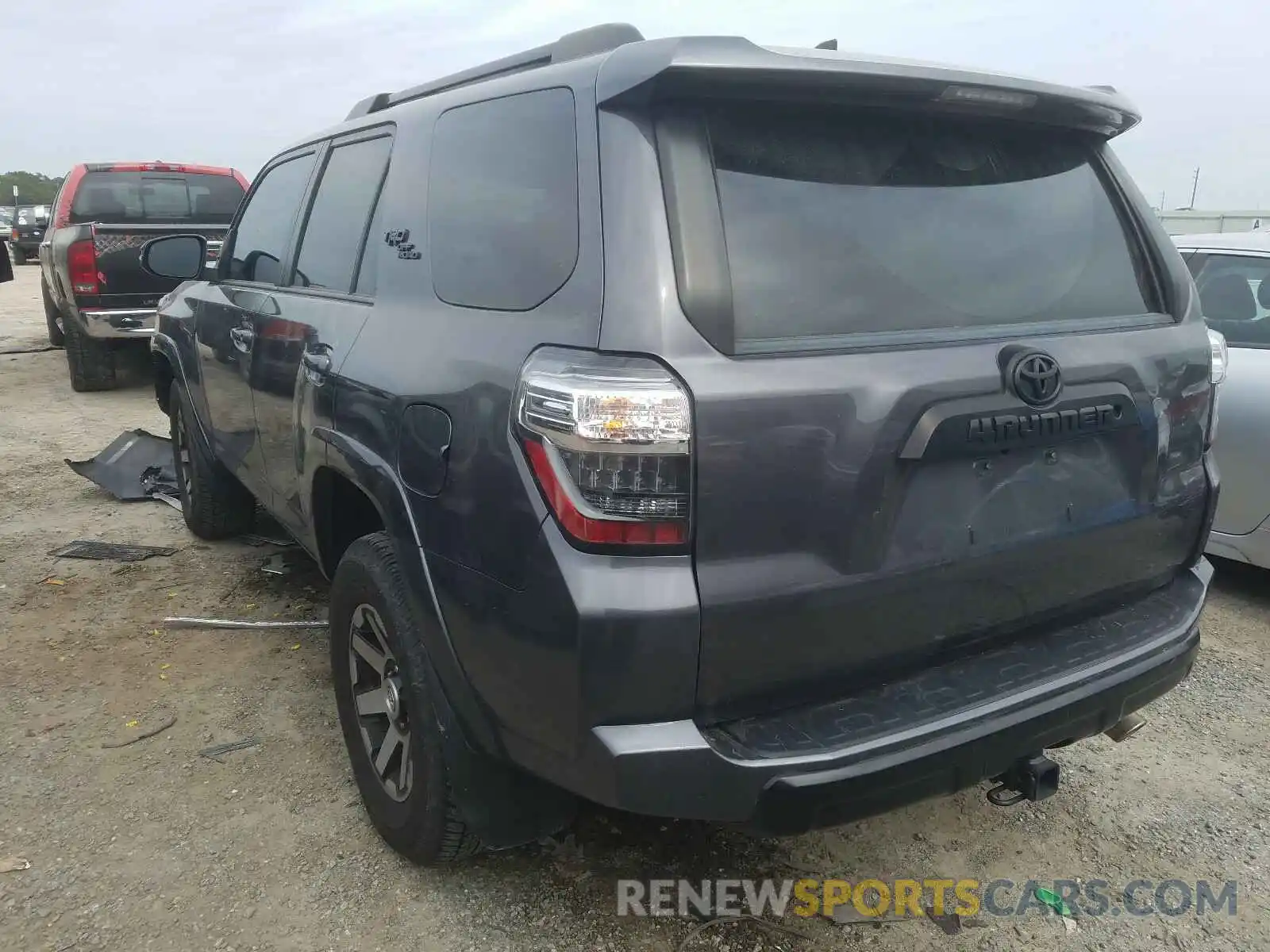 3 Photograph of a damaged car JTEBU5JR8K5634536 TOYOTA 4RUNNER 2019