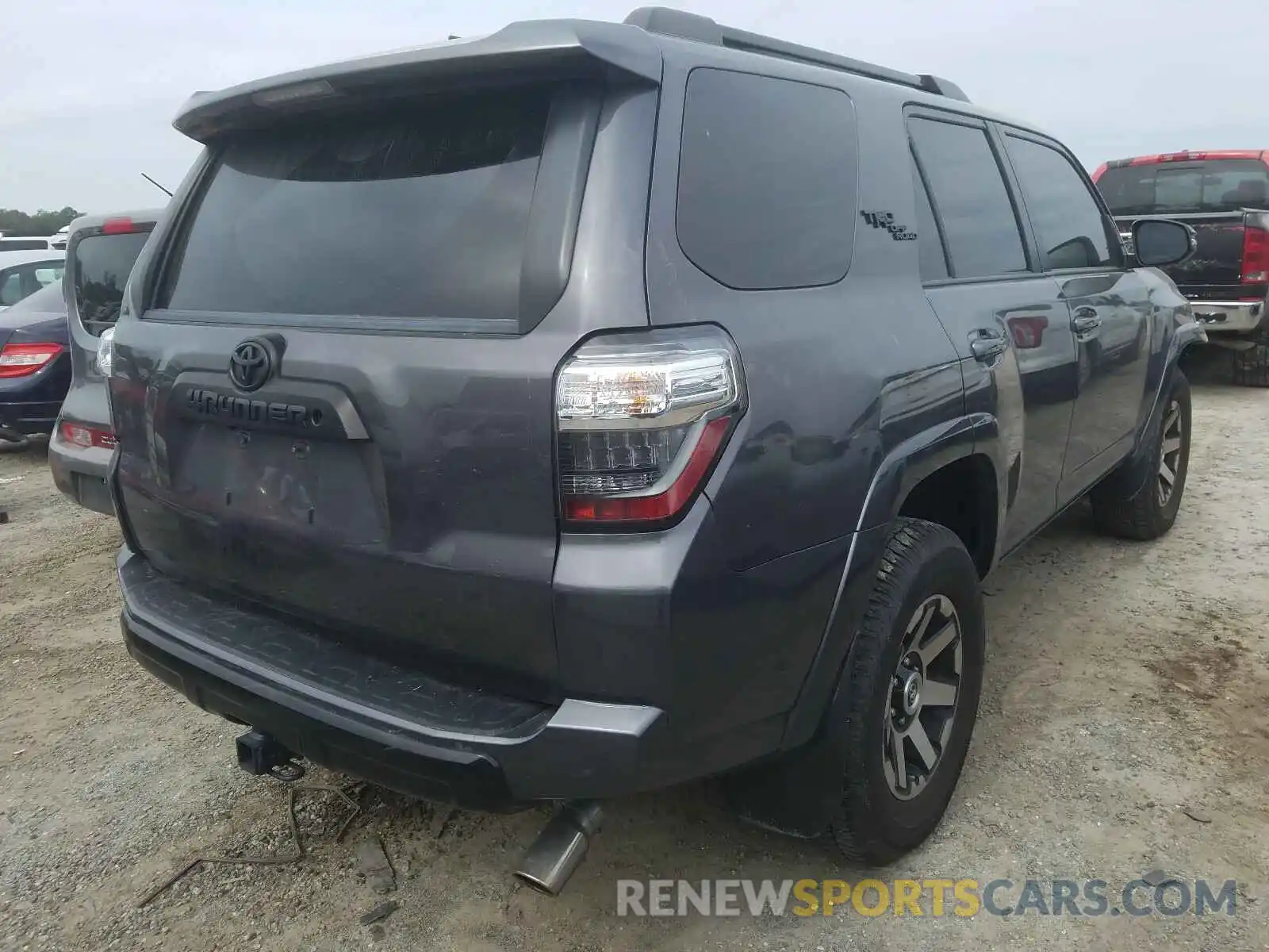 4 Photograph of a damaged car JTEBU5JR8K5634536 TOYOTA 4RUNNER 2019