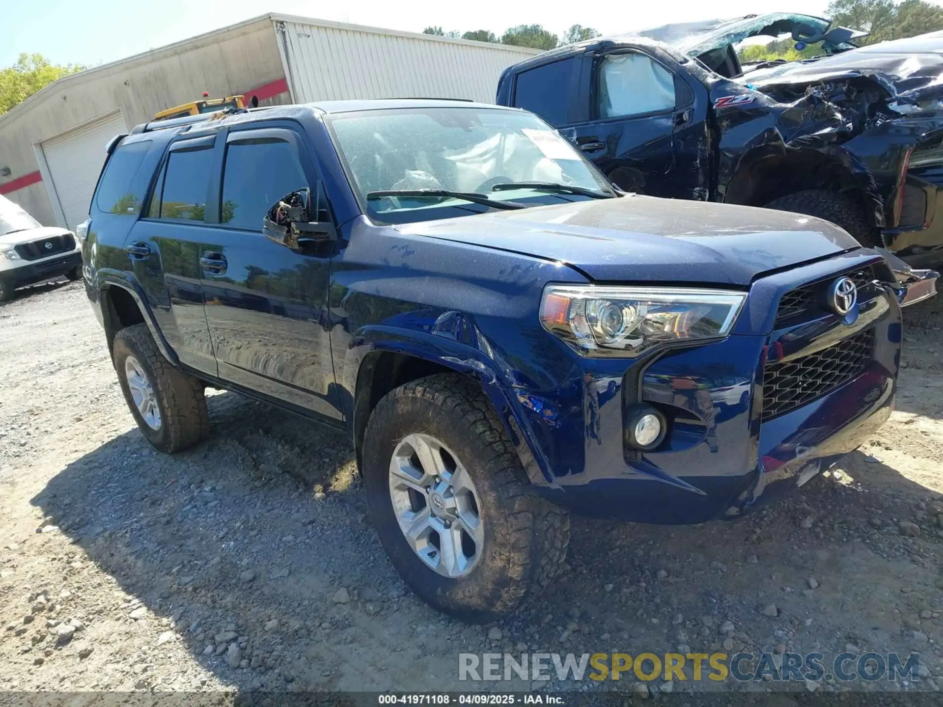 1 Photograph of a damaged car JTEBU5JR8K5644290 TOYOTA 4RUNNER 2019