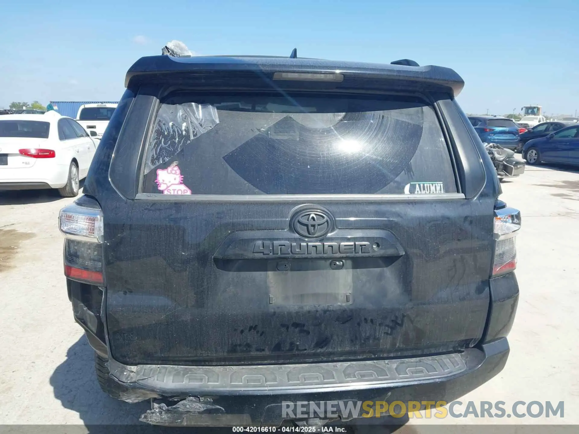 16 Photograph of a damaged car JTEBU5JR8K5648338 TOYOTA 4RUNNER 2019