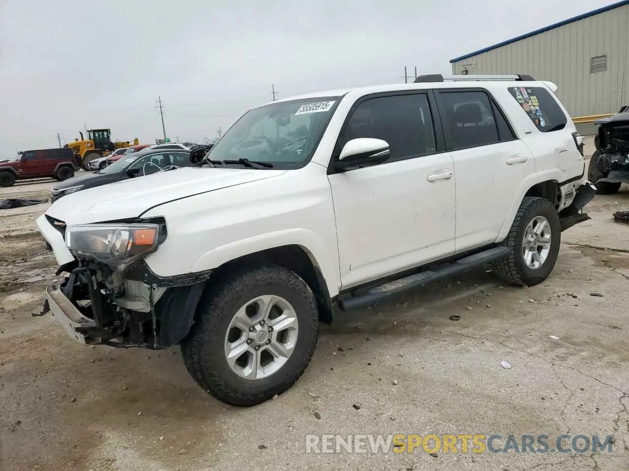 1 Photograph of a damaged car JTEBU5JR8K5650297 TOYOTA 4RUNNER 2019