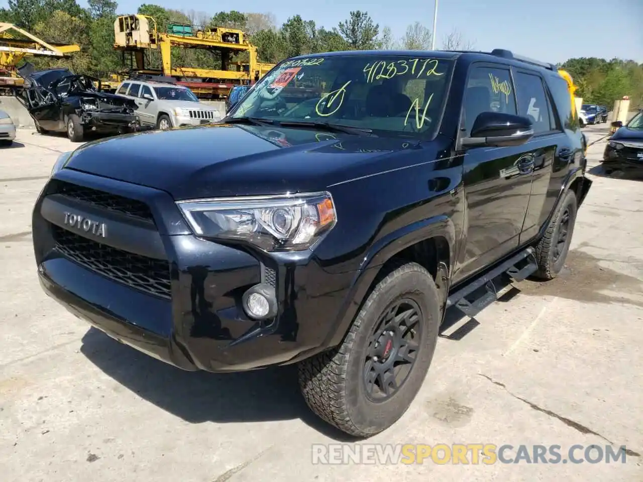 2 Photograph of a damaged car JTEBU5JR8K5657671 TOYOTA 4RUNNER 2019