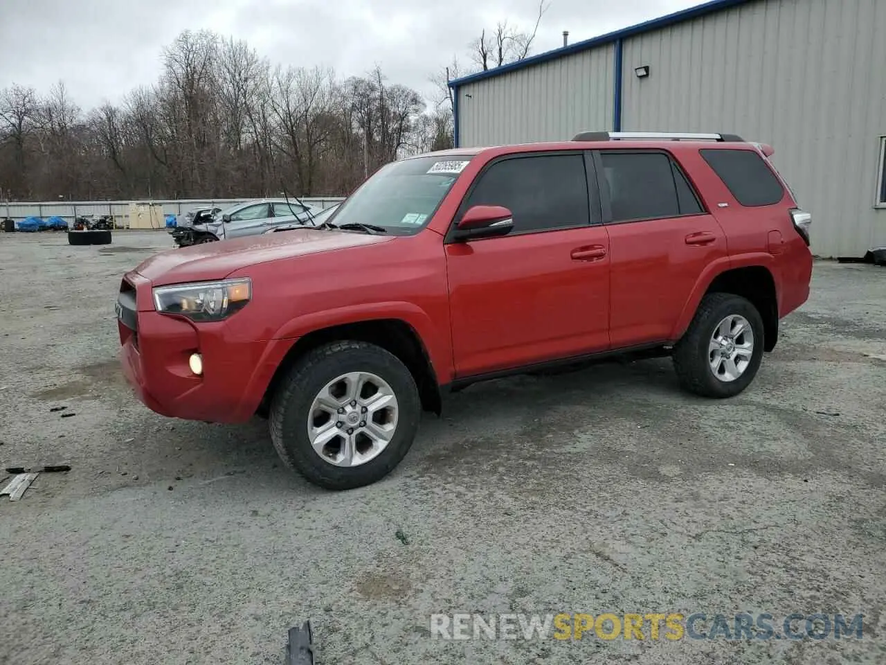 1 Photograph of a damaged car JTEBU5JR8K5664328 TOYOTA 4RUNNER 2019