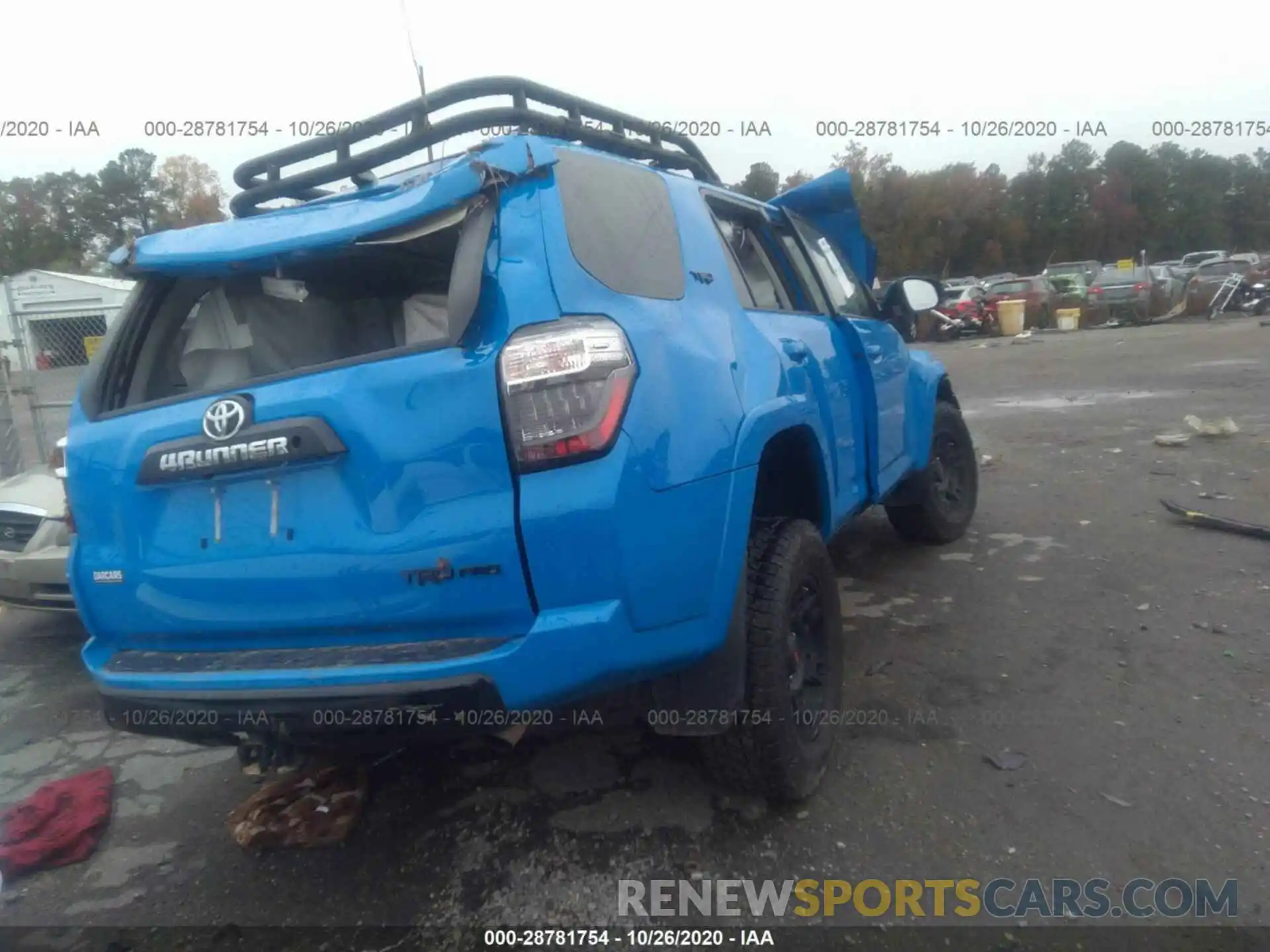 4 Photograph of a damaged car JTEBU5JR8K5664667 TOYOTA 4RUNNER 2019