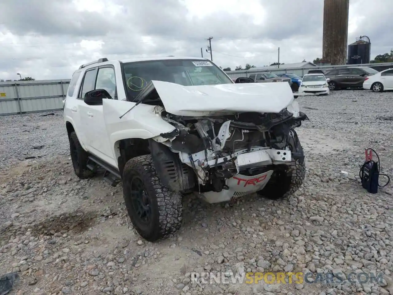 1 Photograph of a damaged car JTEBU5JR8K5665172 TOYOTA 4RUNNER 2019