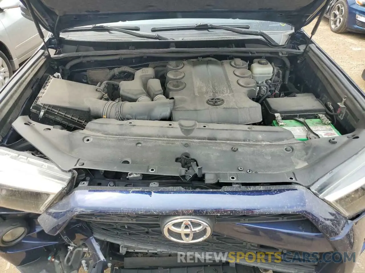 11 Photograph of a damaged car JTEBU5JR8K5670825 TOYOTA 4RUNNER 2019