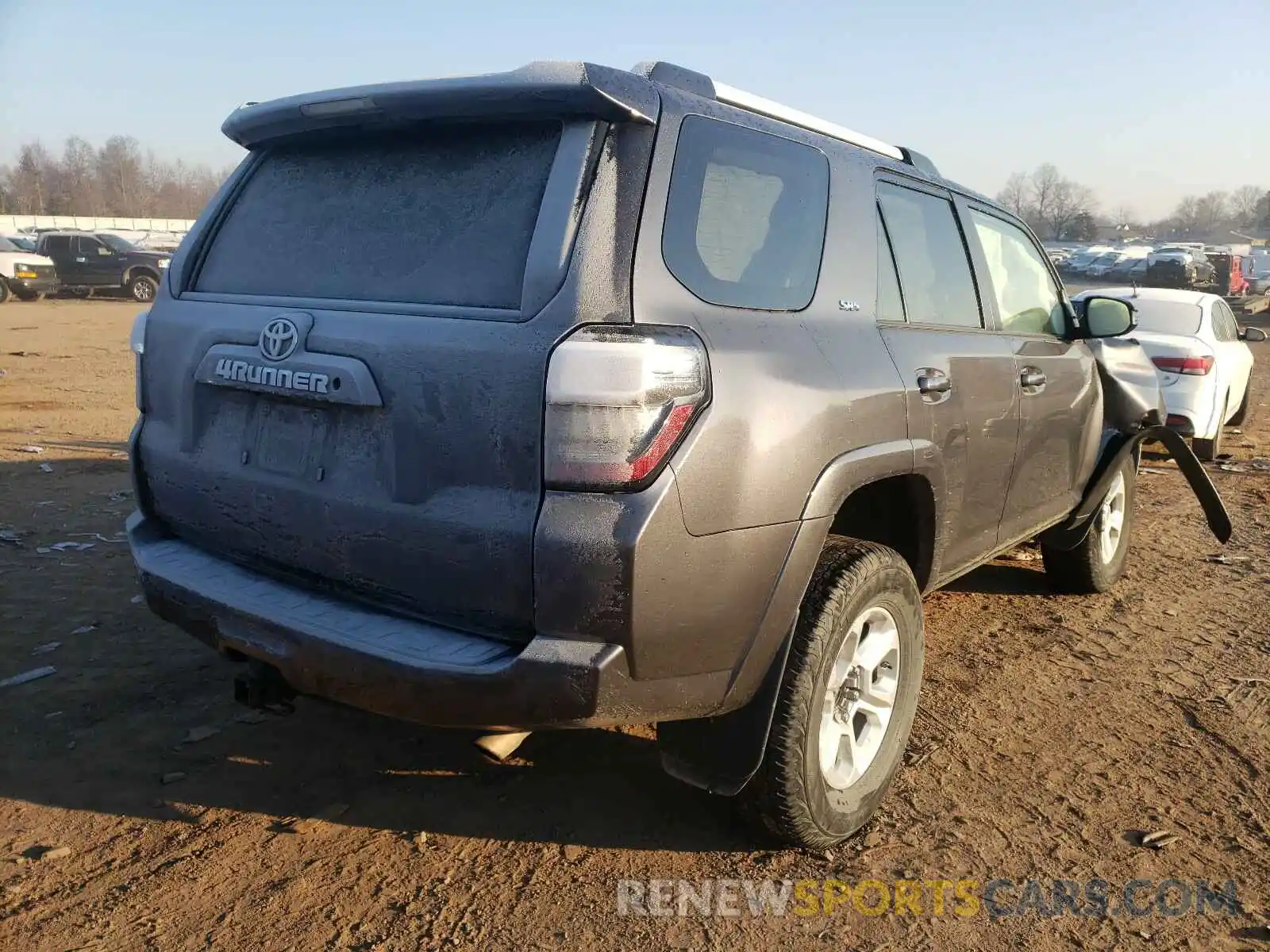 4 Photograph of a damaged car JTEBU5JR8K5673286 TOYOTA 4RUNNER 2019