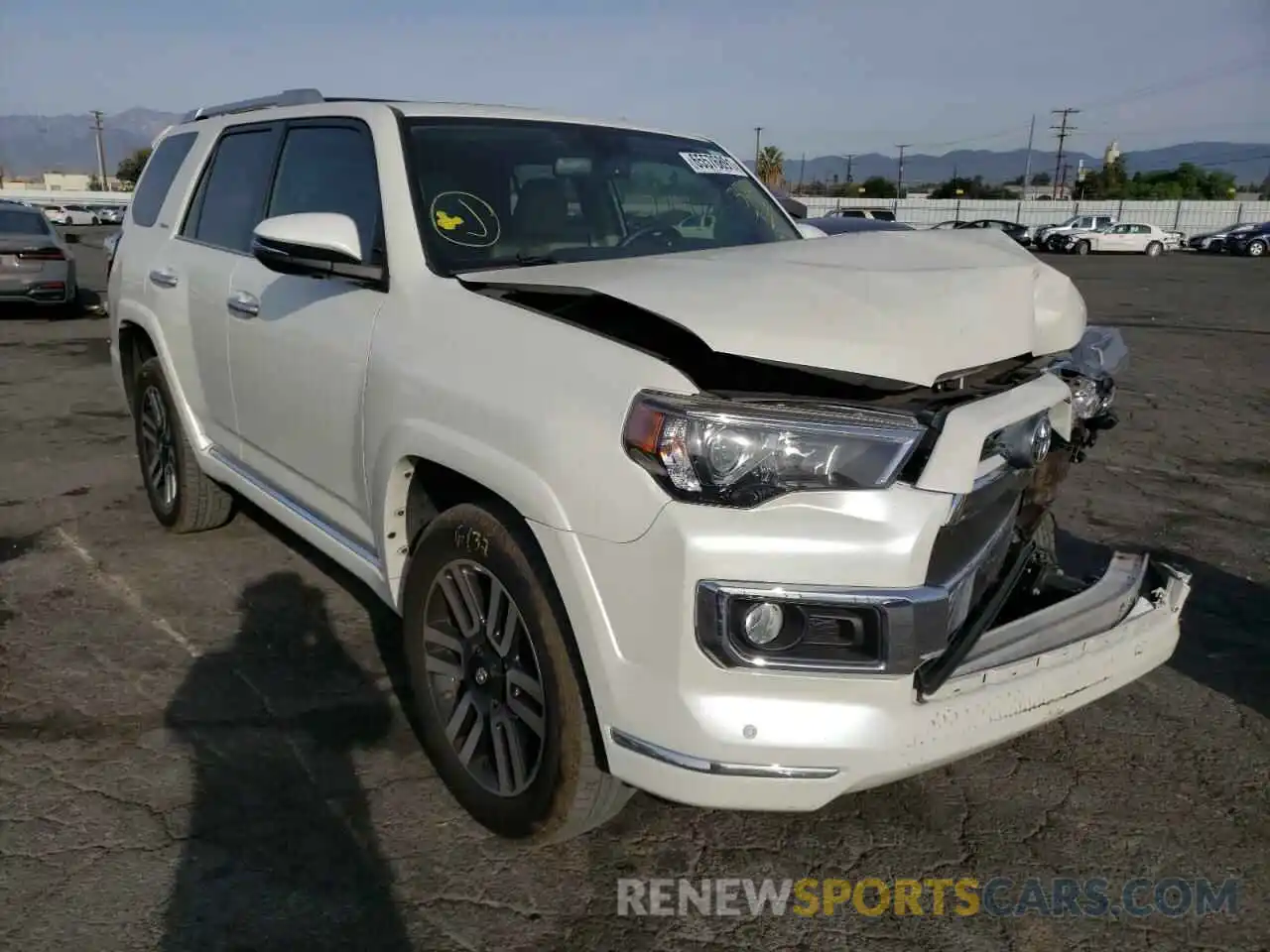 1 Photograph of a damaged car JTEBU5JR8K5687303 TOYOTA 4RUNNER 2019