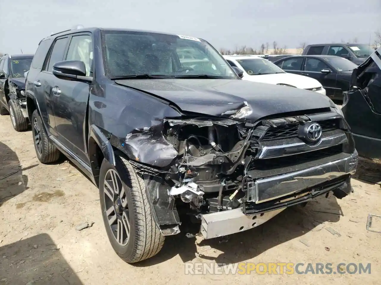 1 Photograph of a damaged car JTEBU5JR8K5692601 TOYOTA 4RUNNER 2019