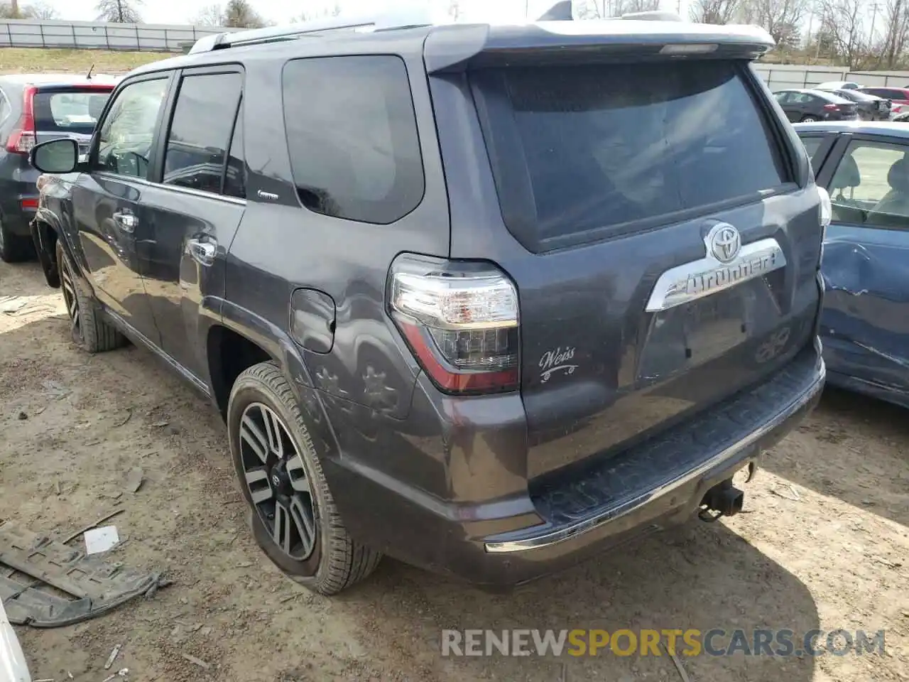 3 Photograph of a damaged car JTEBU5JR8K5692601 TOYOTA 4RUNNER 2019