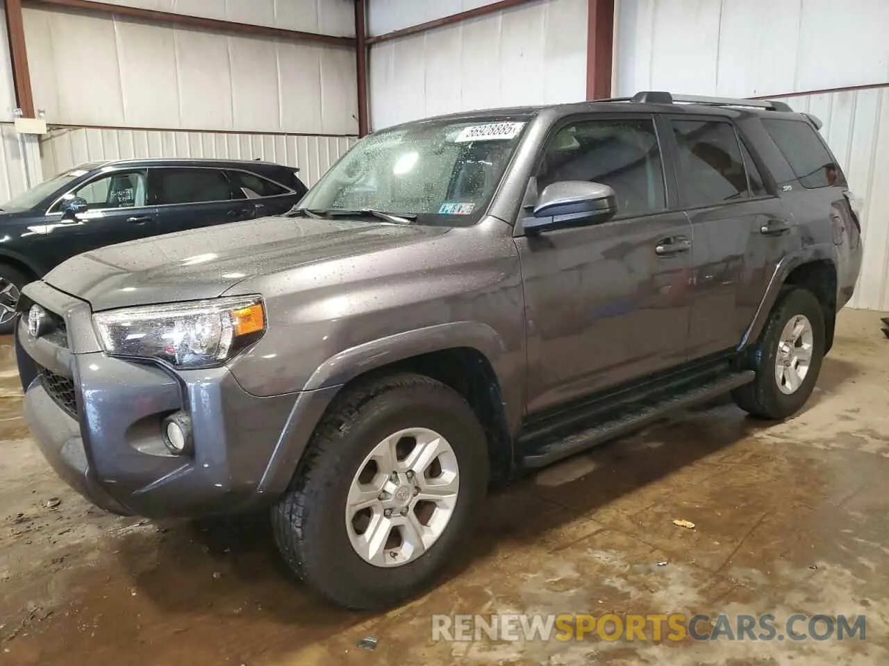 1 Photograph of a damaged car JTEBU5JR8K5694381 TOYOTA 4RUNNER 2019