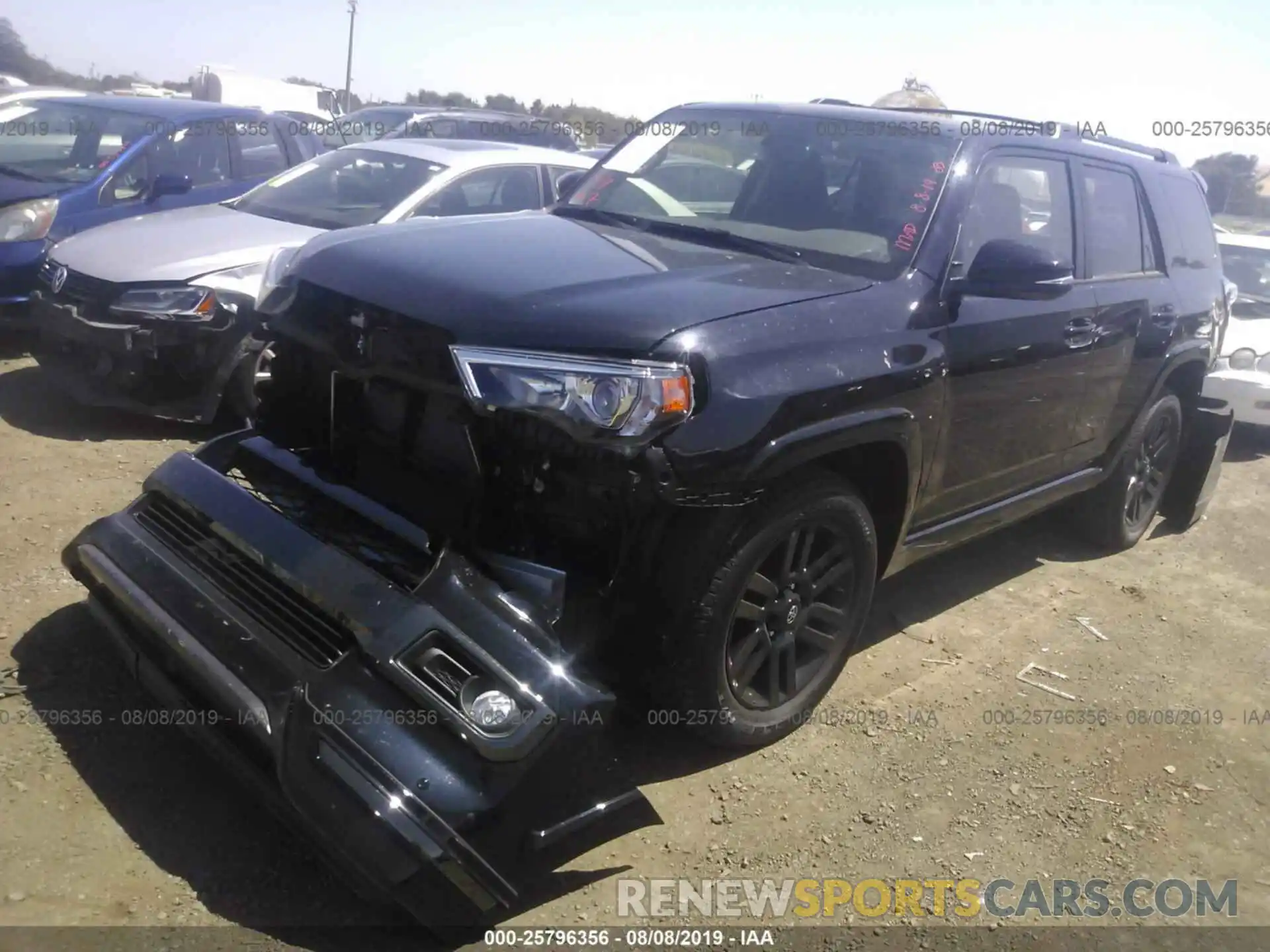 2 Photograph of a damaged car JTEBU5JR8K5700891 TOYOTA 4RUNNER 2019