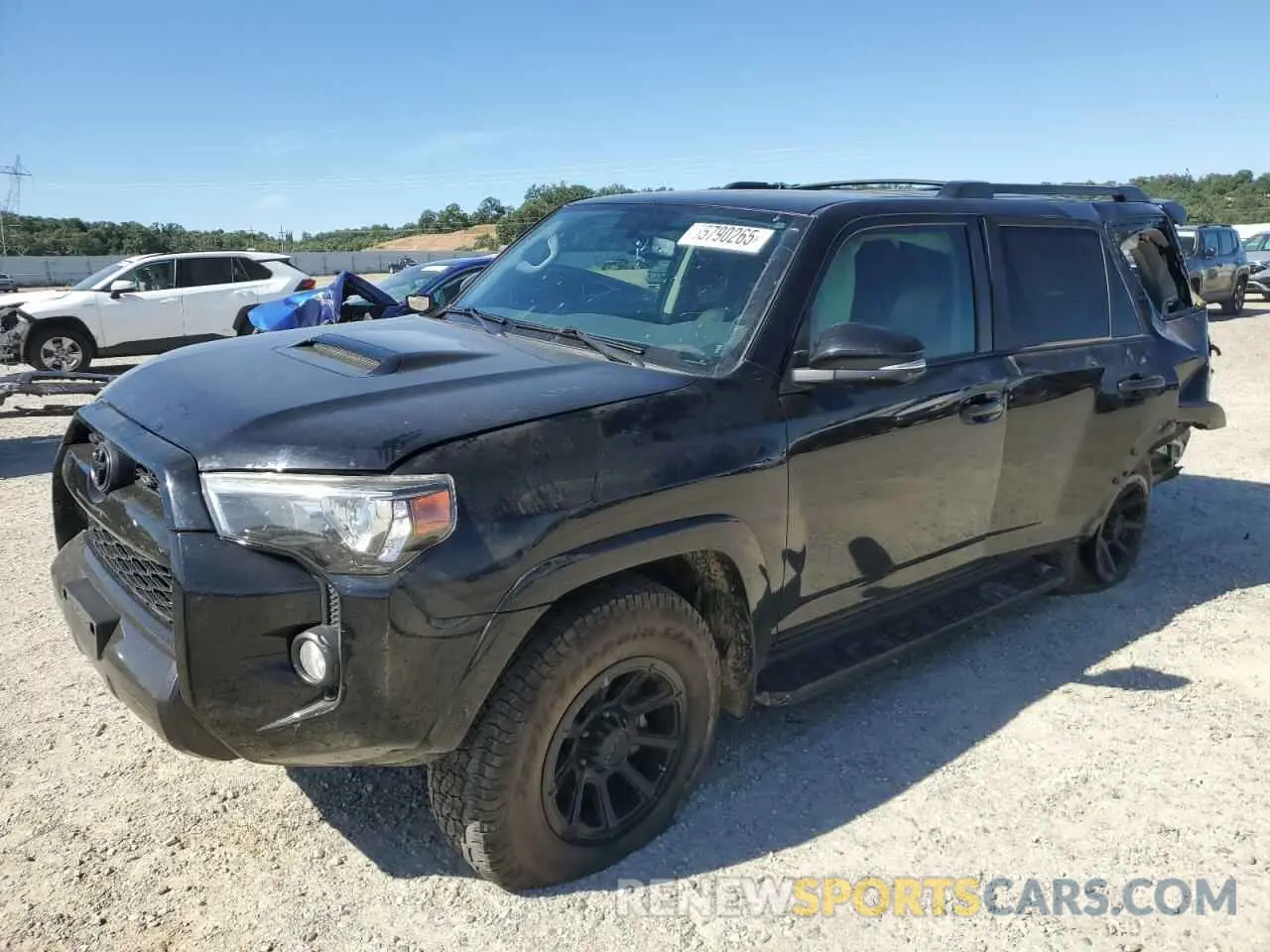 1 Photograph of a damaged car JTEBU5JR8K5703340 TOYOTA 4RUNNER 2019