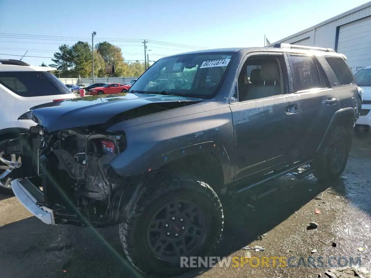 1 Photograph of a damaged car JTEBU5JR8K5703595 TOYOTA 4RUNNER 2019
