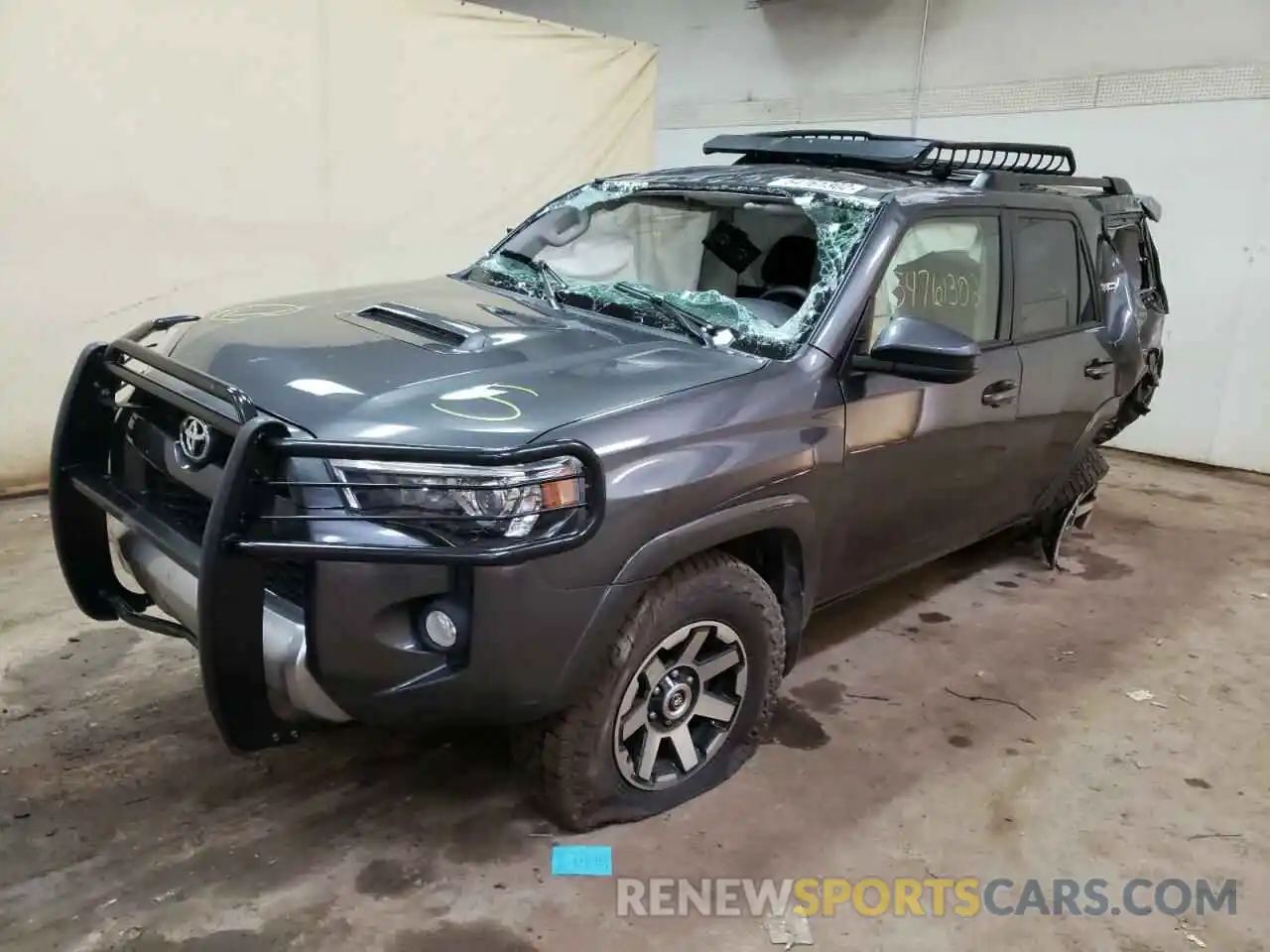 2 Photograph of a damaged car JTEBU5JR8K5704908 TOYOTA 4RUNNER 2019