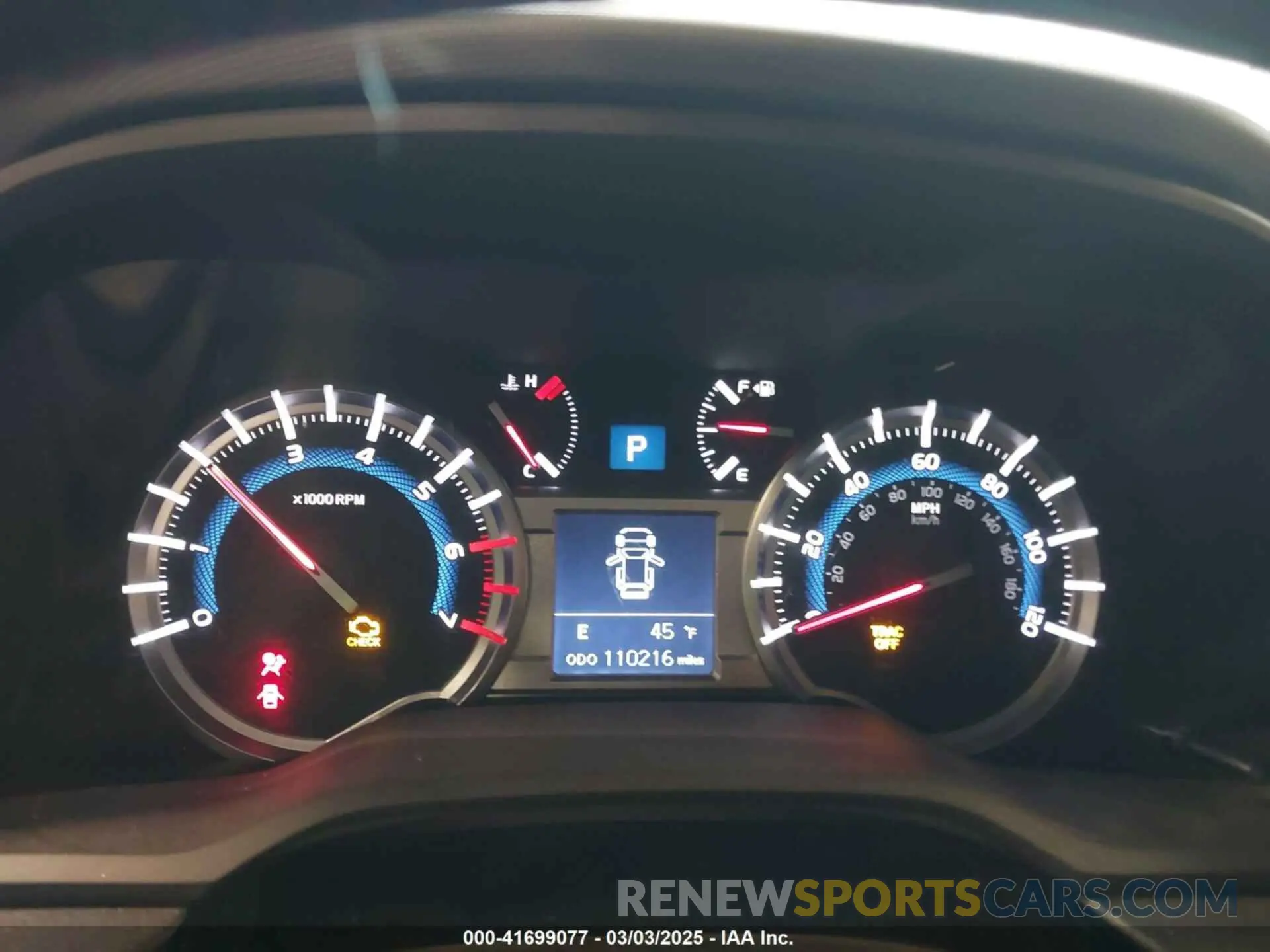 7 Photograph of a damaged car JTEBU5JR8K5705475 TOYOTA 4RUNNER 2019