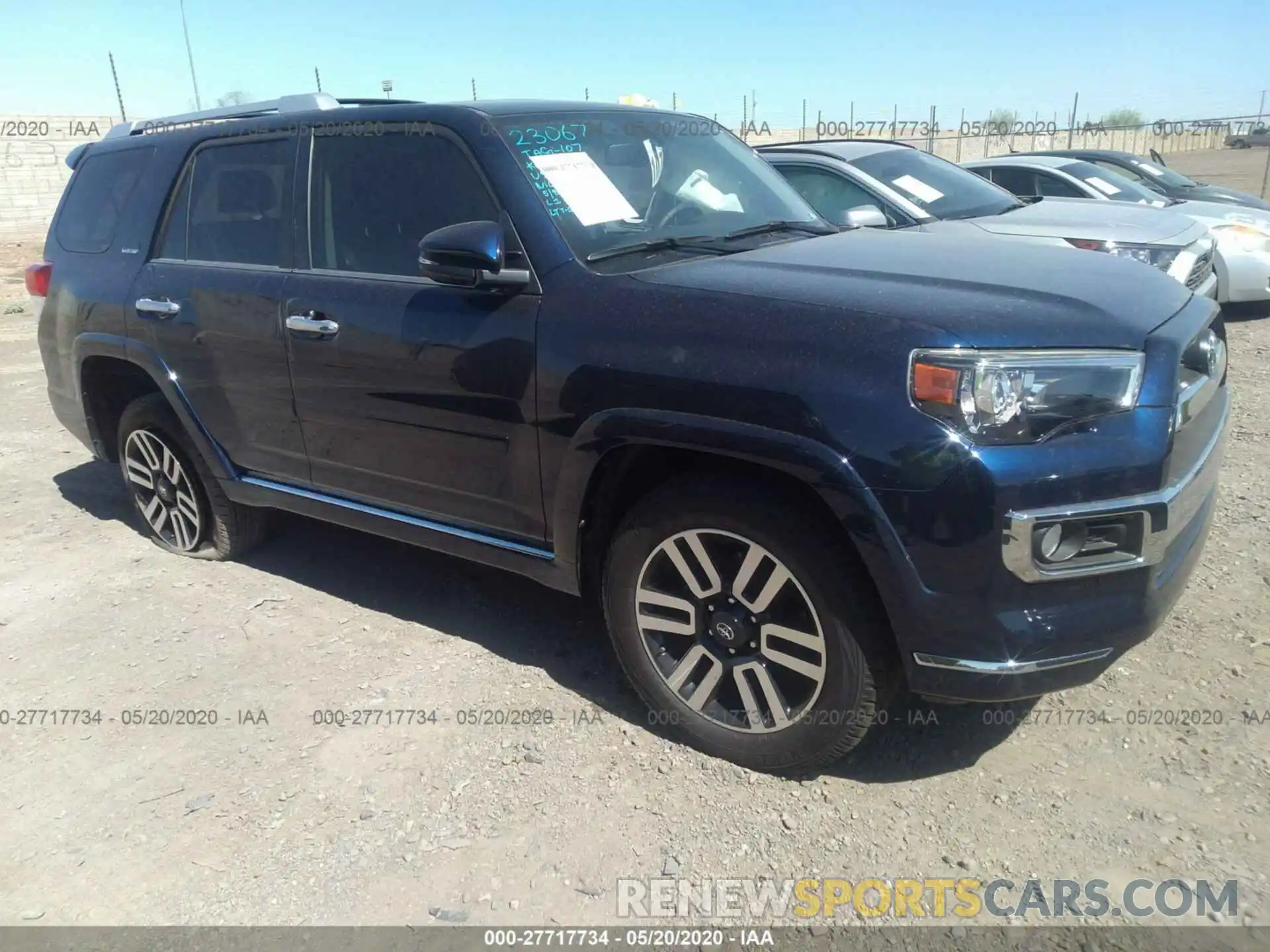 1 Photograph of a damaged car JTEBU5JR8K5713401 TOYOTA 4RUNNER 2019