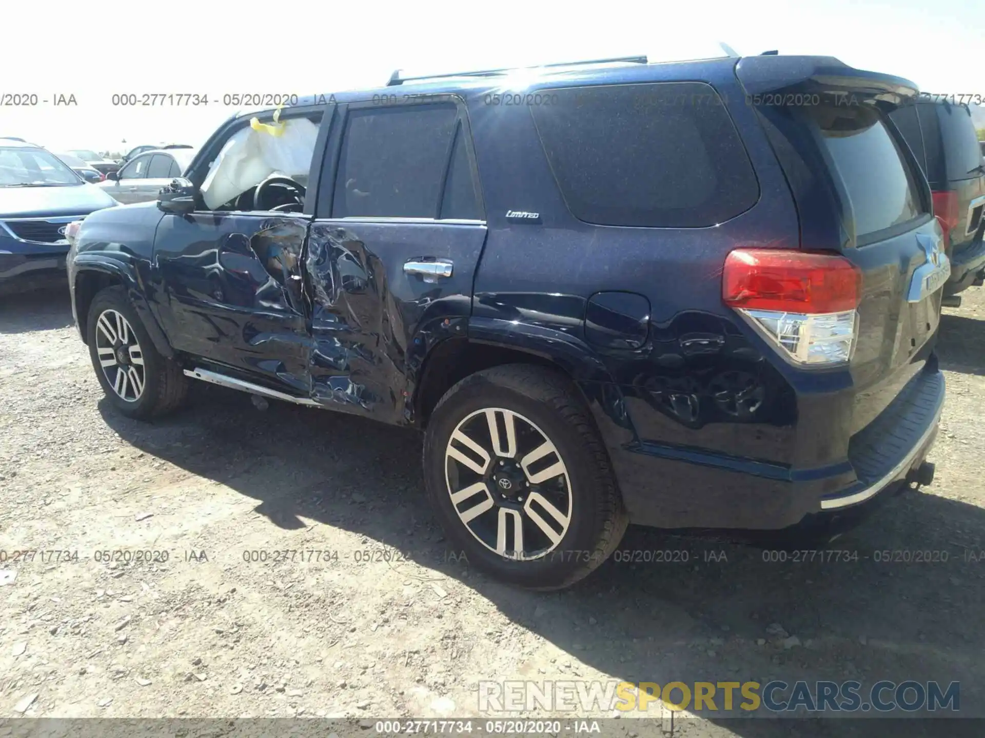 3 Photograph of a damaged car JTEBU5JR8K5713401 TOYOTA 4RUNNER 2019