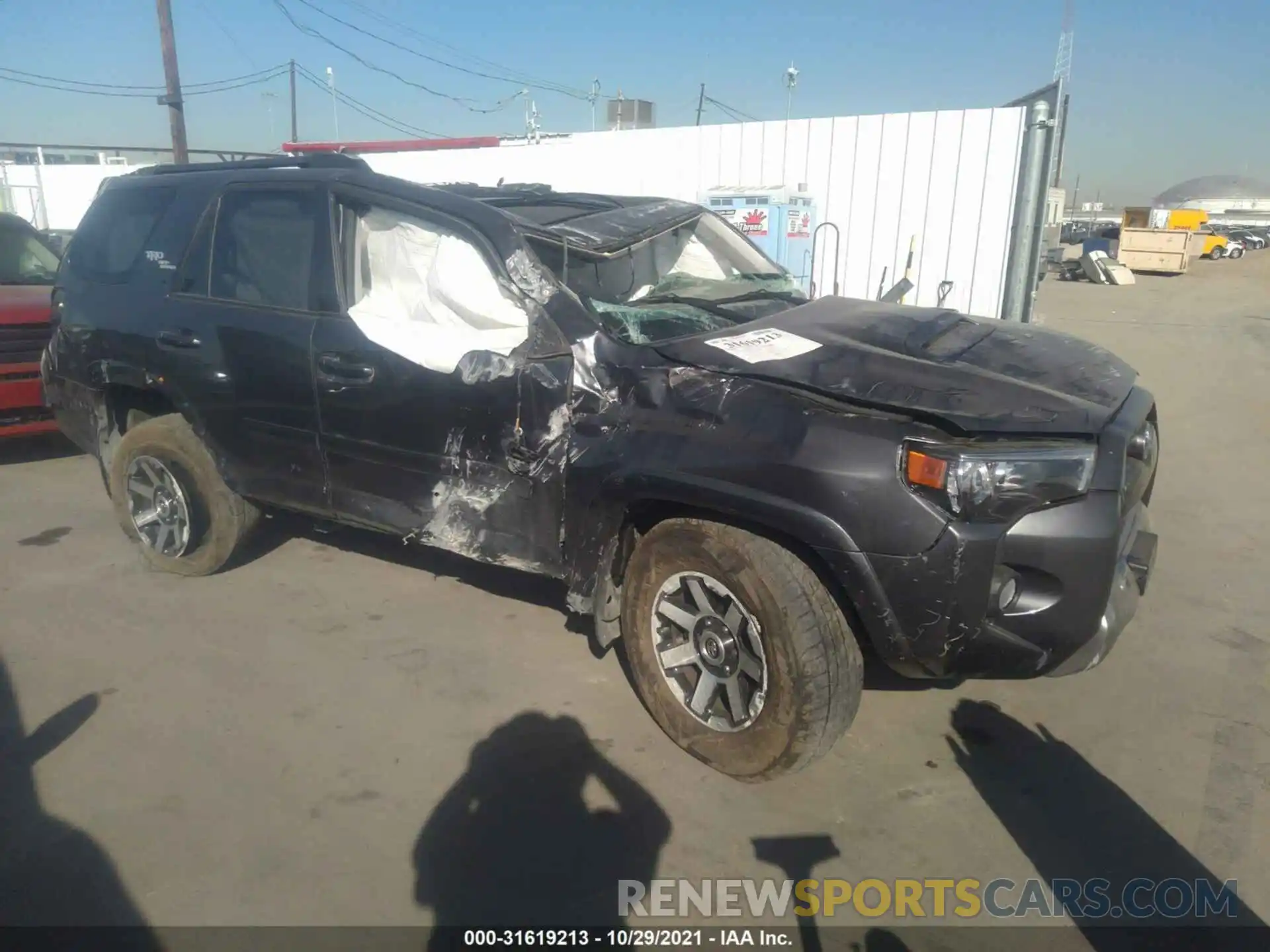 1 Photograph of a damaged car JTEBU5JR8K5721059 TOYOTA 4RUNNER 2019