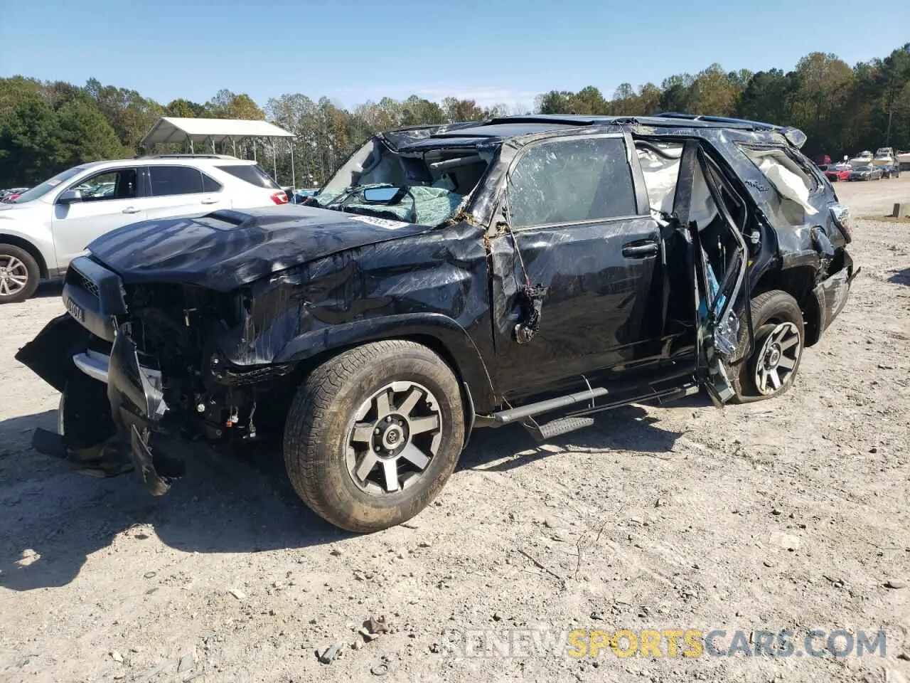 1 Photograph of a damaged car JTEBU5JR8K5722289 TOYOTA 4RUNNER 2019