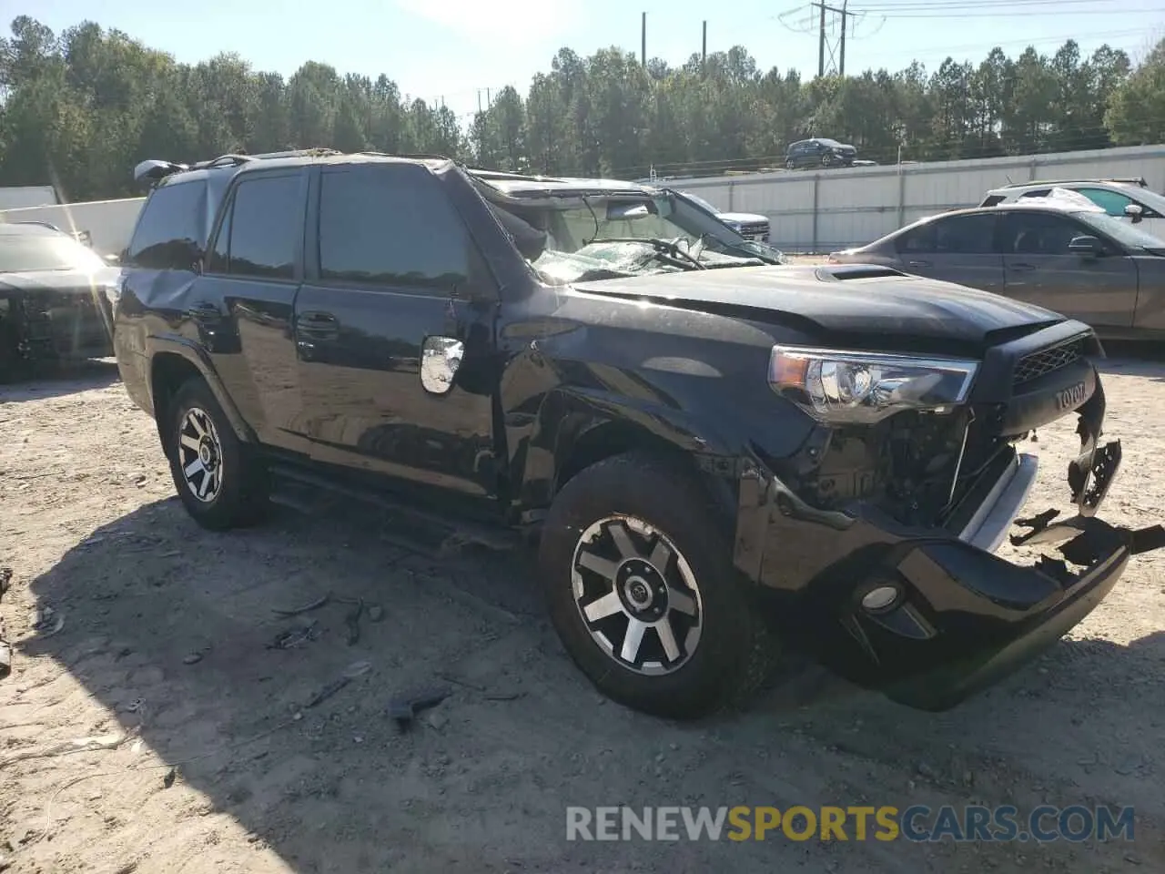 4 Photograph of a damaged car JTEBU5JR8K5722289 TOYOTA 4RUNNER 2019