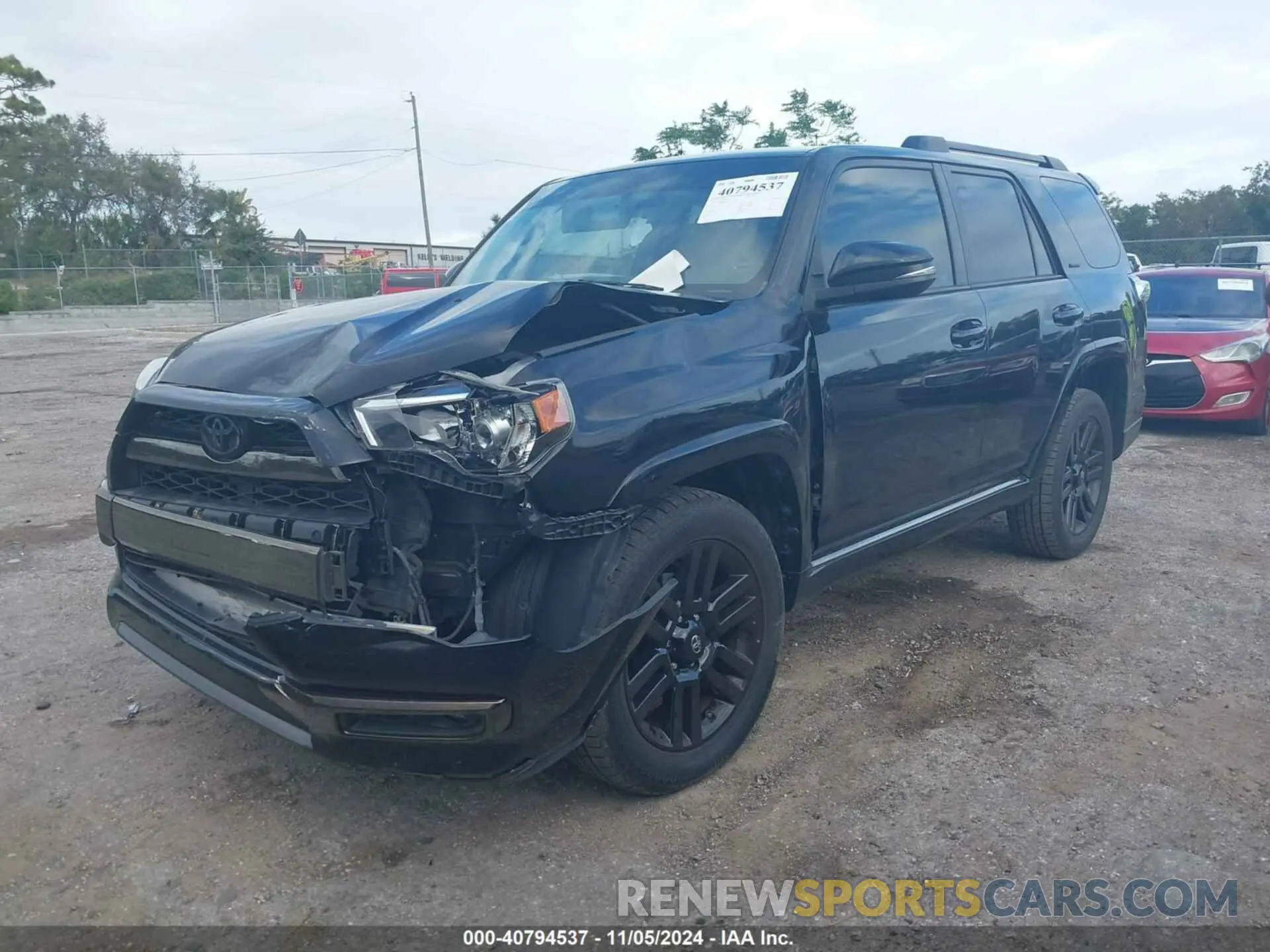 2 Photograph of a damaged car JTEBU5JR8K5731655 TOYOTA 4RUNNER 2019