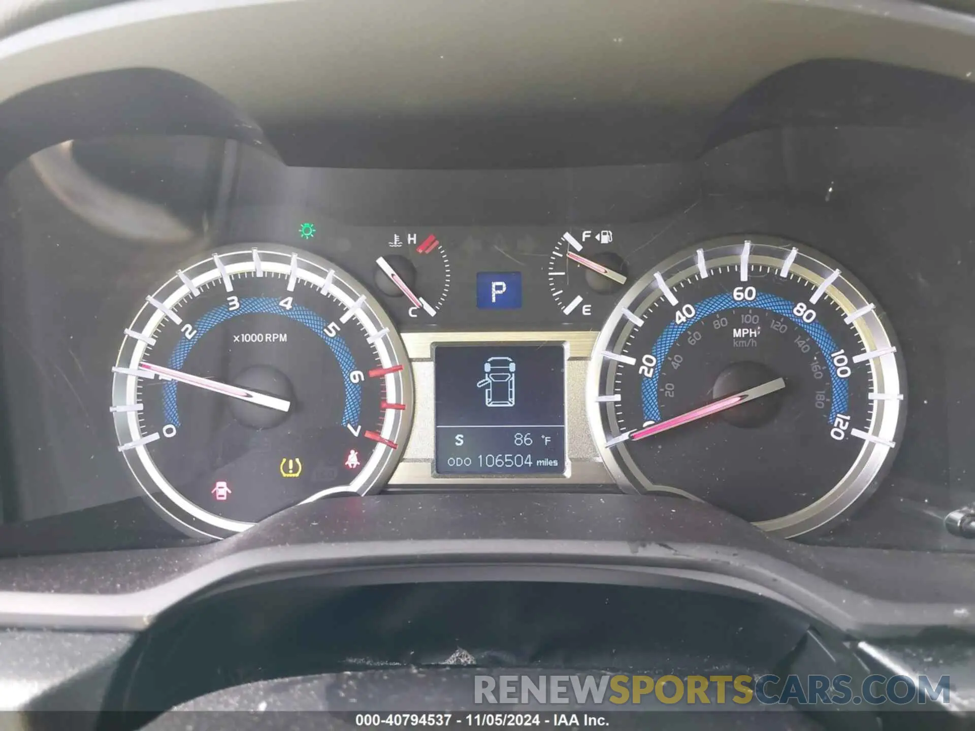 7 Photograph of a damaged car JTEBU5JR8K5731655 TOYOTA 4RUNNER 2019
