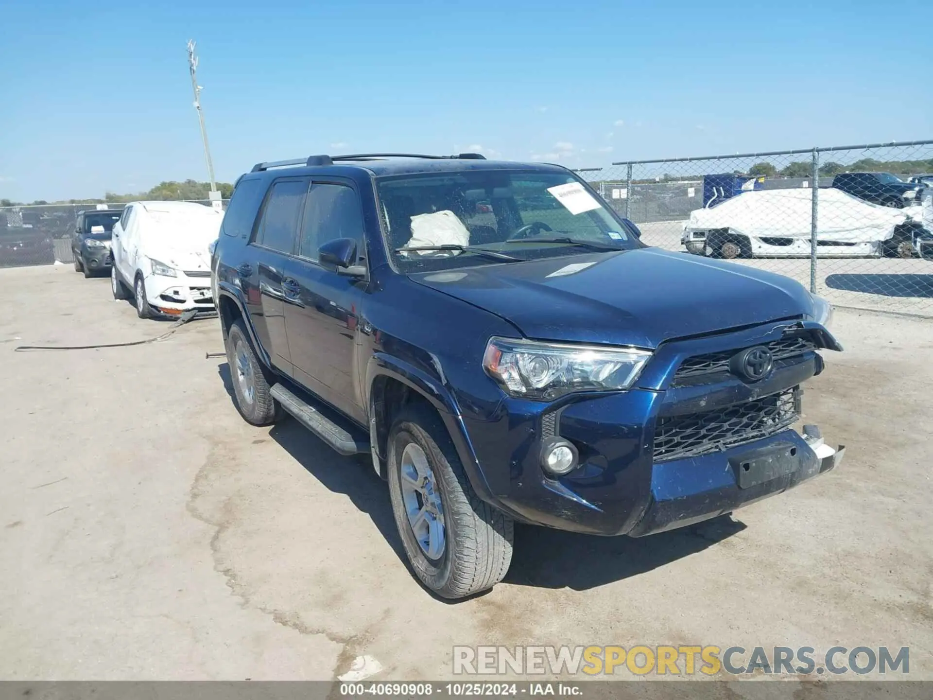 1 Photograph of a damaged car JTEBU5JR8K5732367 TOYOTA 4RUNNER 2019