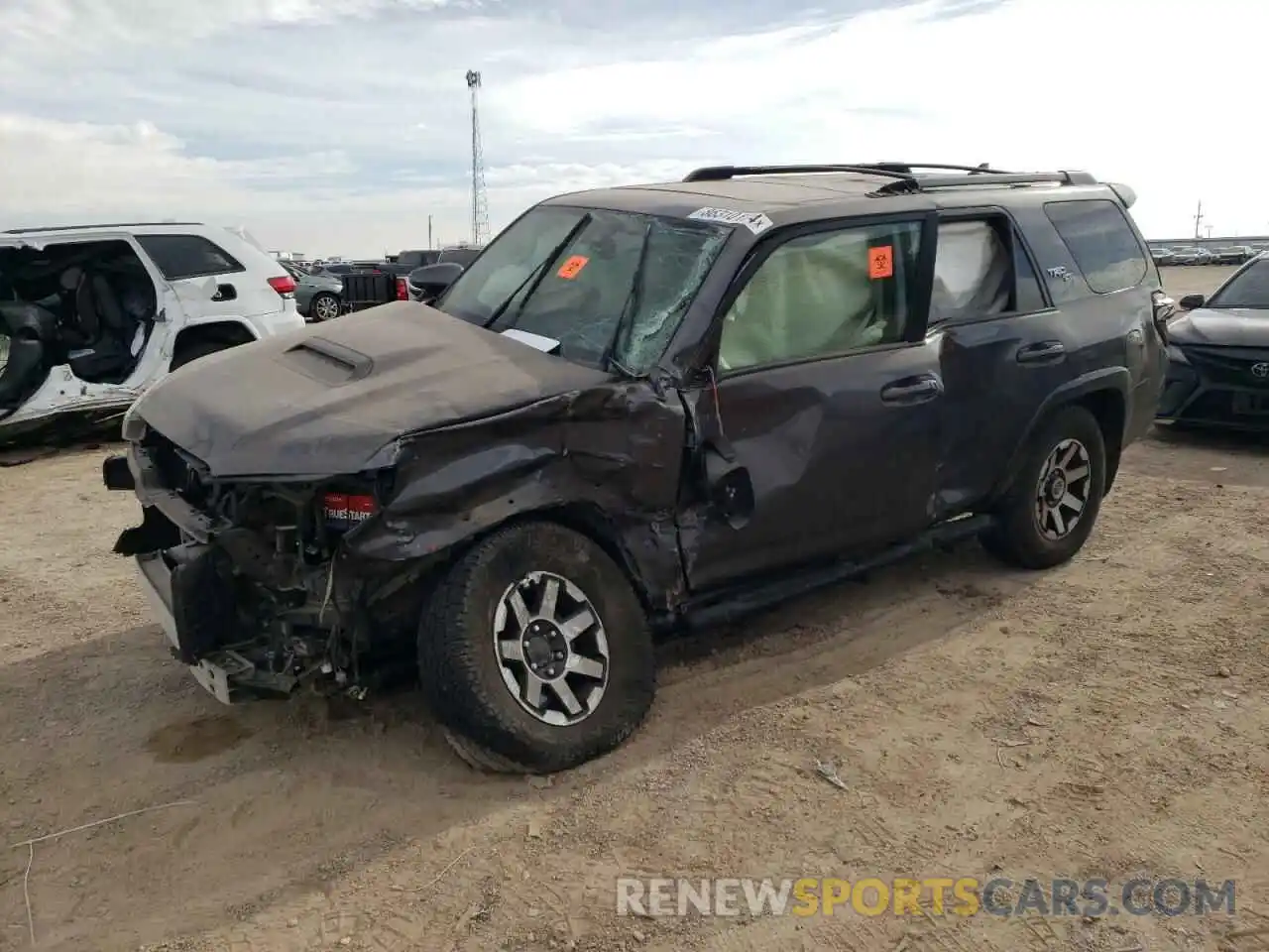 1 Photograph of a damaged car JTEBU5JR9K5611654 TOYOTA 4RUNNER 2019