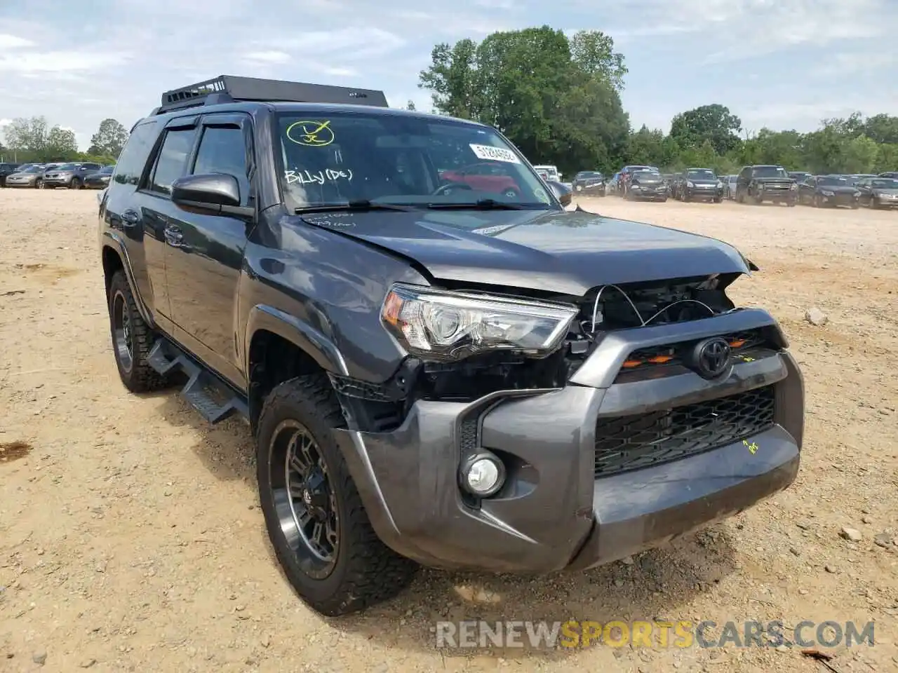 1 Photograph of a damaged car JTEBU5JR9K5622508 TOYOTA 4RUNNER 2019