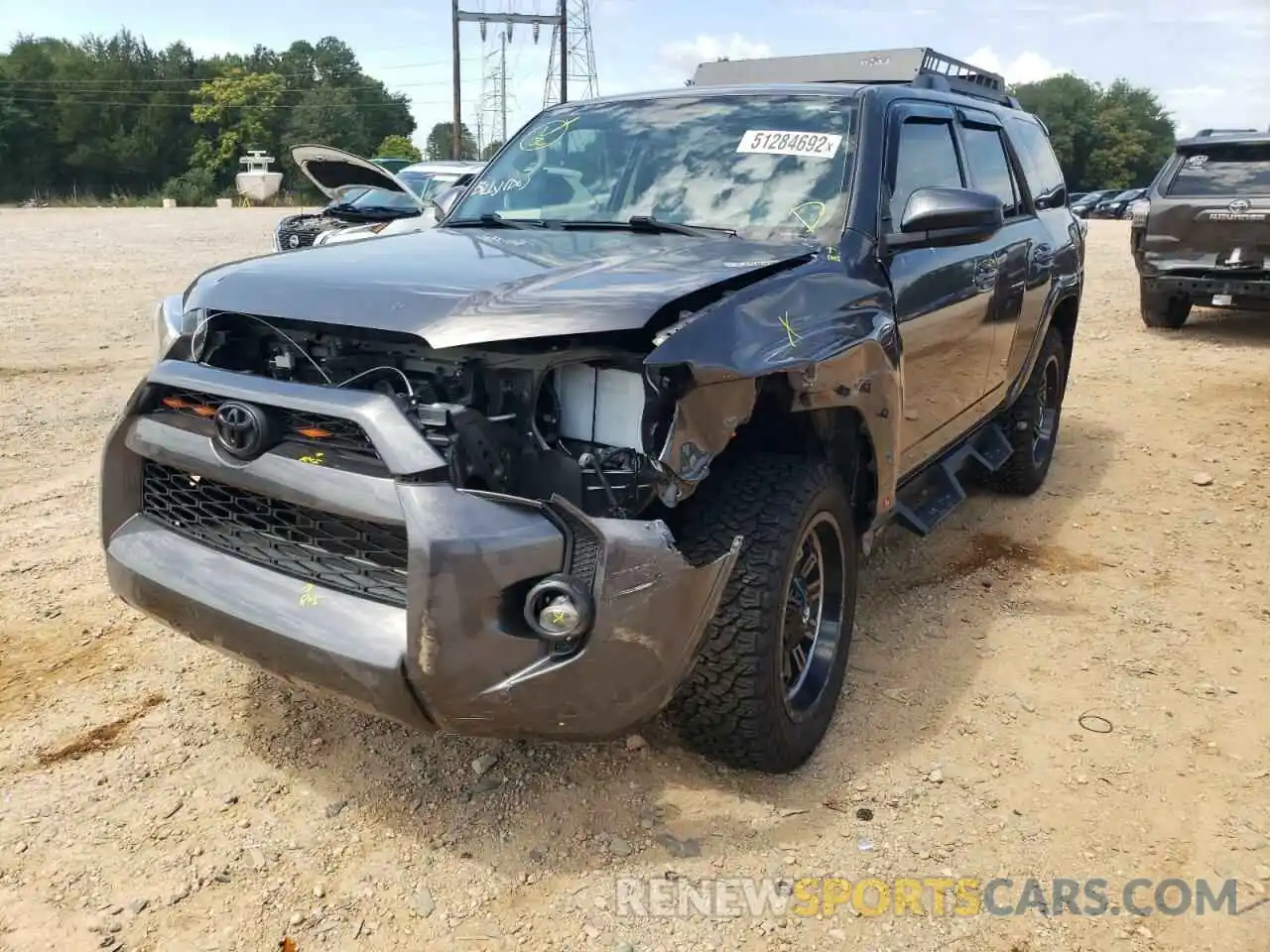 9 Photograph of a damaged car JTEBU5JR9K5622508 TOYOTA 4RUNNER 2019