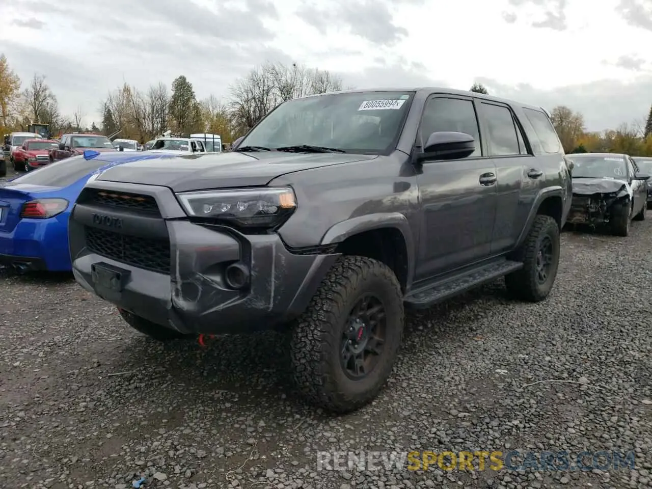 1 Photograph of a damaged car JTEBU5JR9K5632052 TOYOTA 4RUNNER 2019