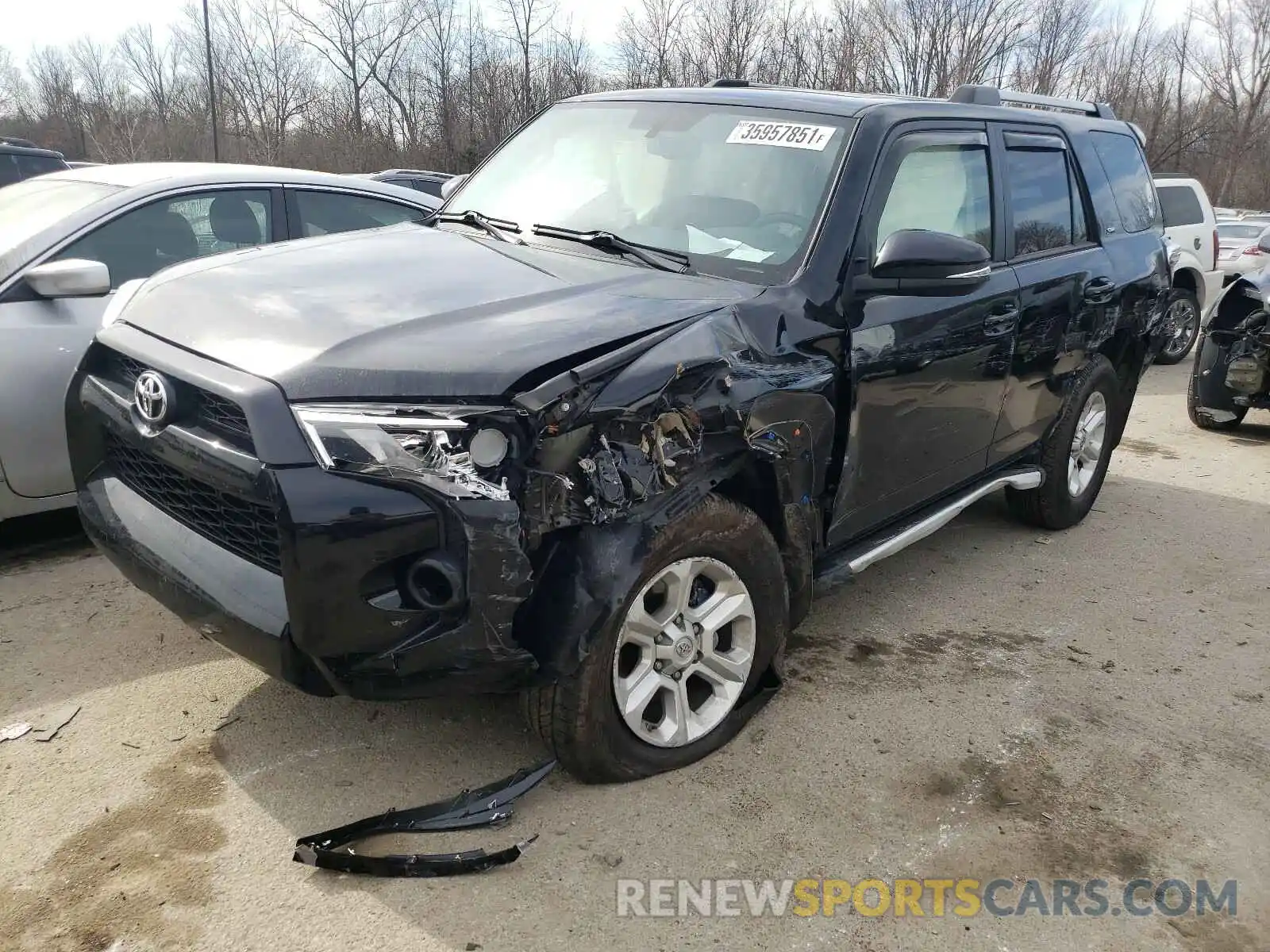 2 Photograph of a damaged car JTEBU5JR9K5636506 TOYOTA 4RUNNER 2019