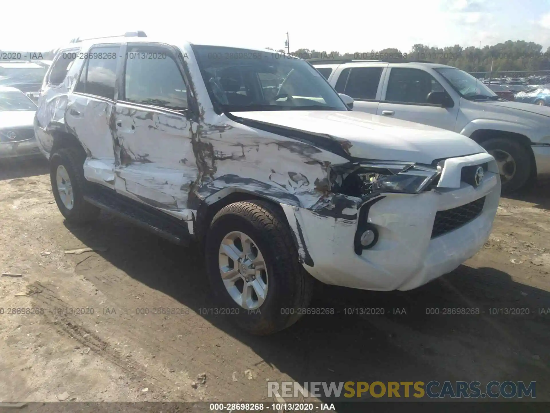 1 Photograph of a damaged car JTEBU5JR9K5639664 TOYOTA 4RUNNER 2019