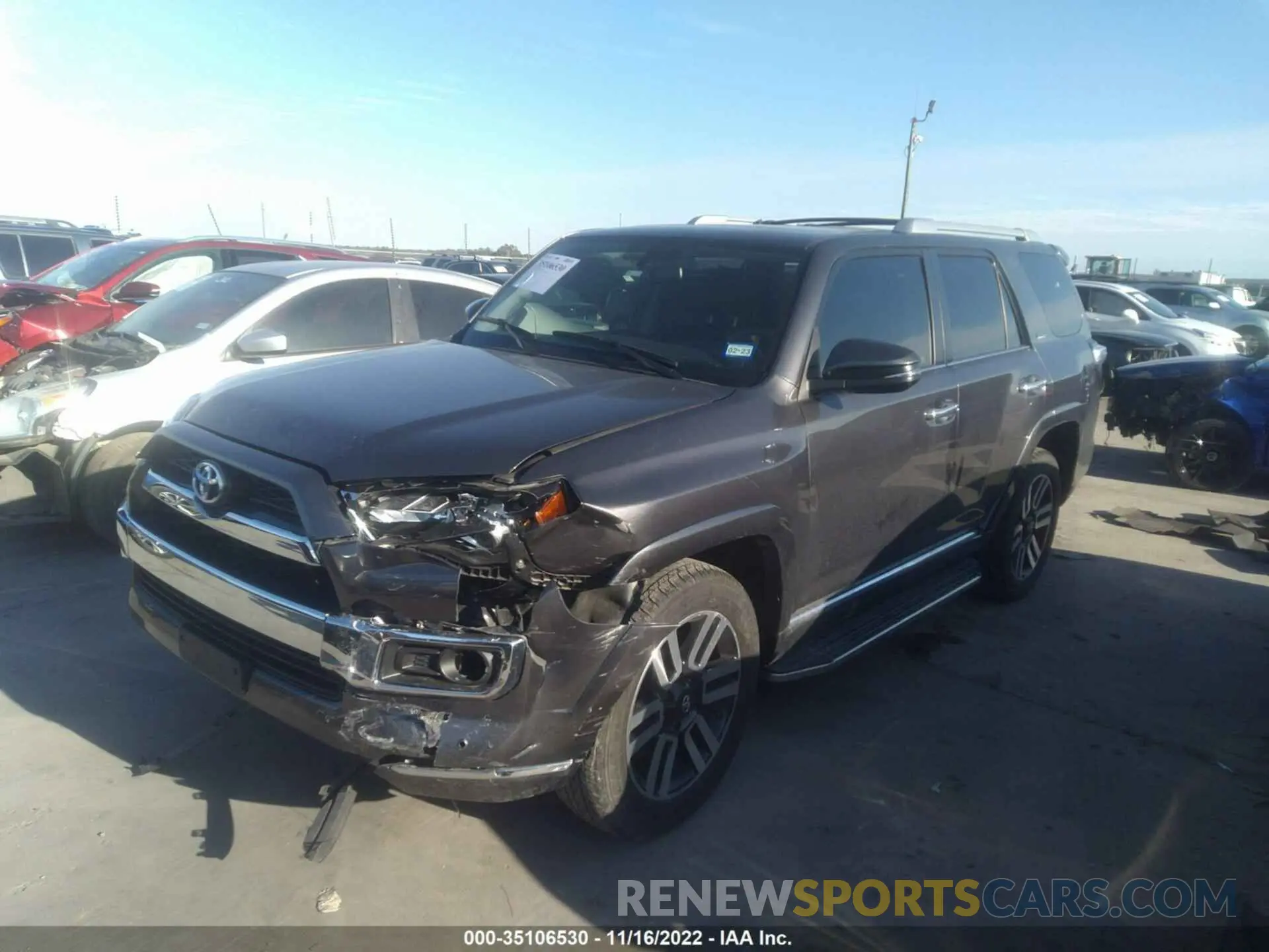 2 Photograph of a damaged car JTEBU5JR9K5640815 TOYOTA 4RUNNER 2019