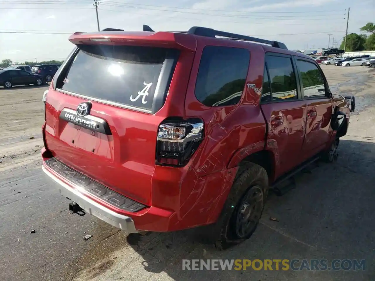 4 Photograph of a damaged car JTEBU5JR9K5649739 TOYOTA 4RUNNER 2019