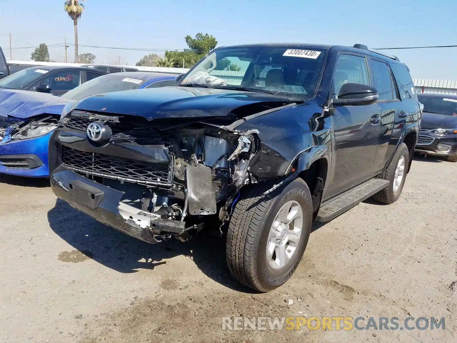 2 Photograph of a damaged car JTEBU5JR9K5650888 TOYOTA 4RUNNER 2019