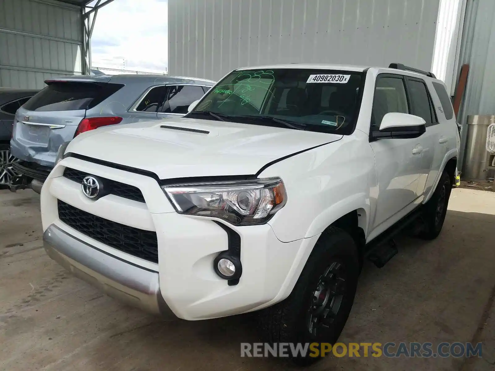 2 Photograph of a damaged car JTEBU5JR9K5651605 TOYOTA 4RUNNER 2019