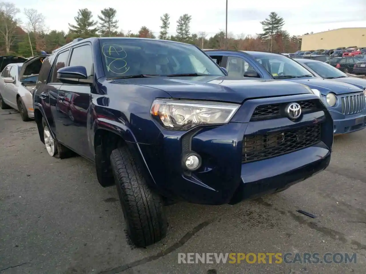 1 Photograph of a damaged car JTEBU5JR9K5658411 TOYOTA 4RUNNER 2019