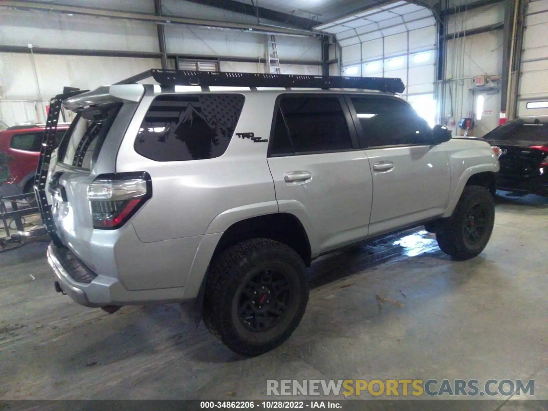 4 Photograph of a damaged car JTEBU5JR9K5667027 TOYOTA 4RUNNER 2019