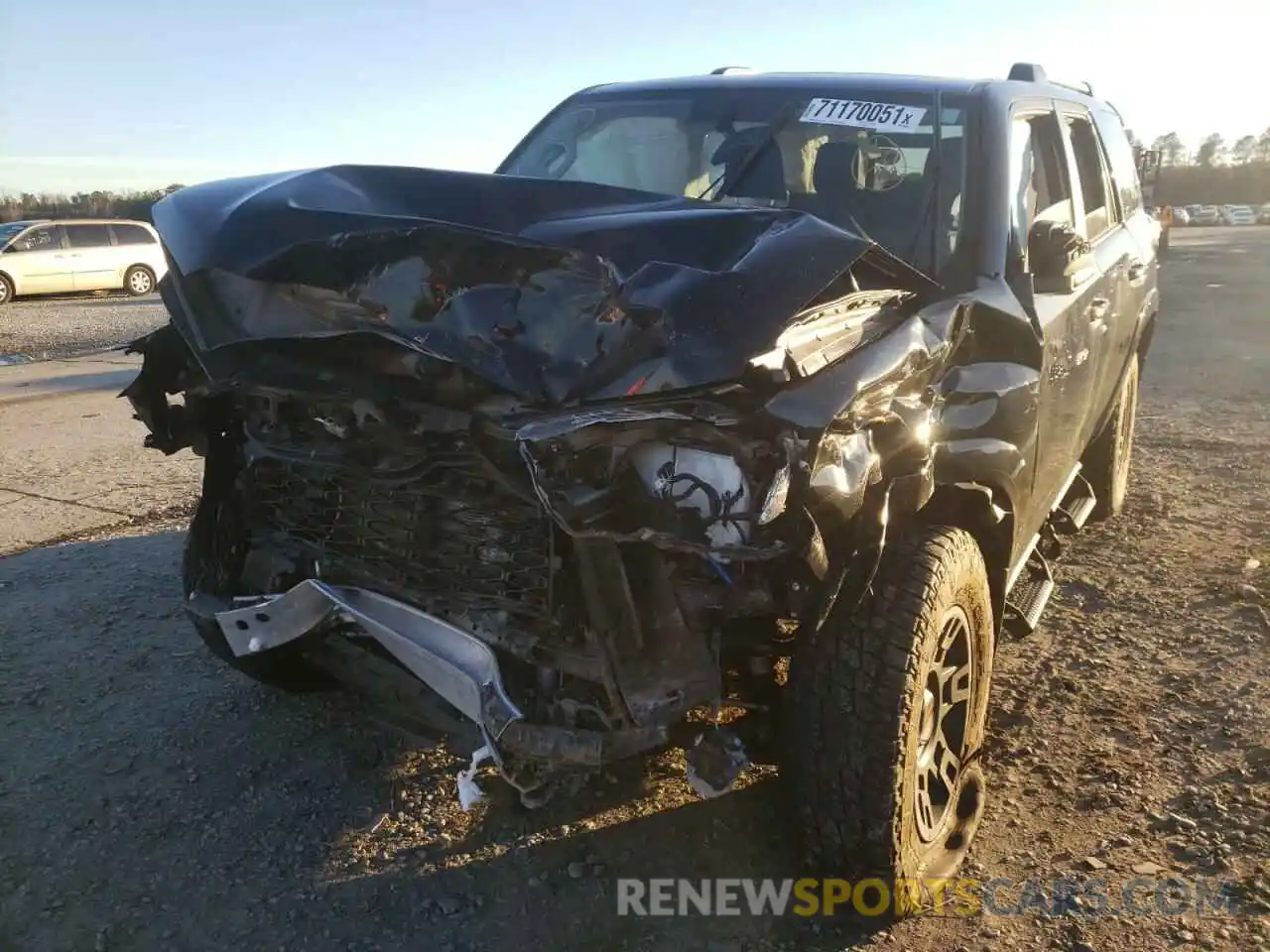 2 Photograph of a damaged car JTEBU5JR9K5667903 TOYOTA 4RUNNER 2019