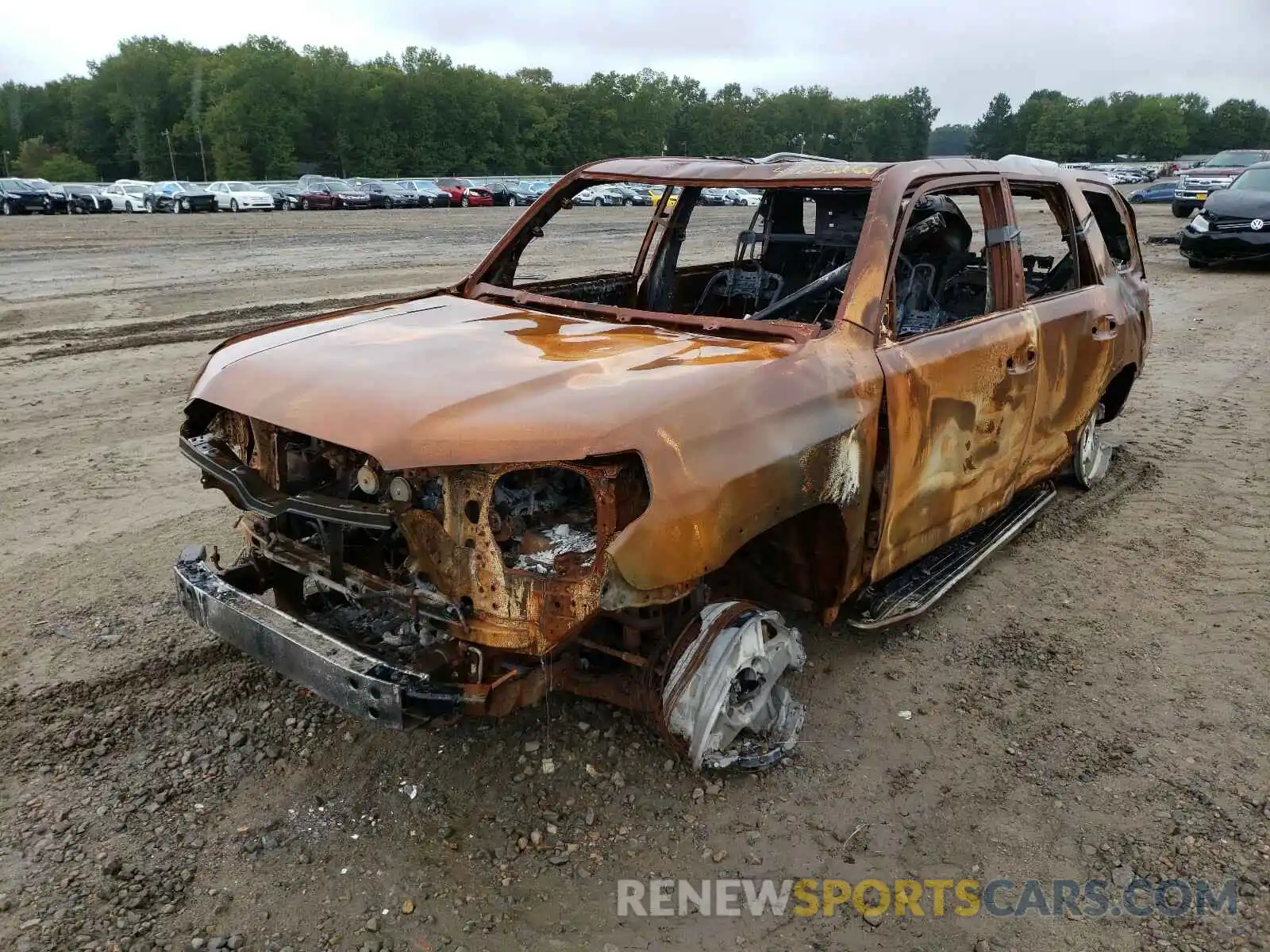 2 Photograph of a damaged car JTEBU5JR9K5673782 TOYOTA 4RUNNER 2019