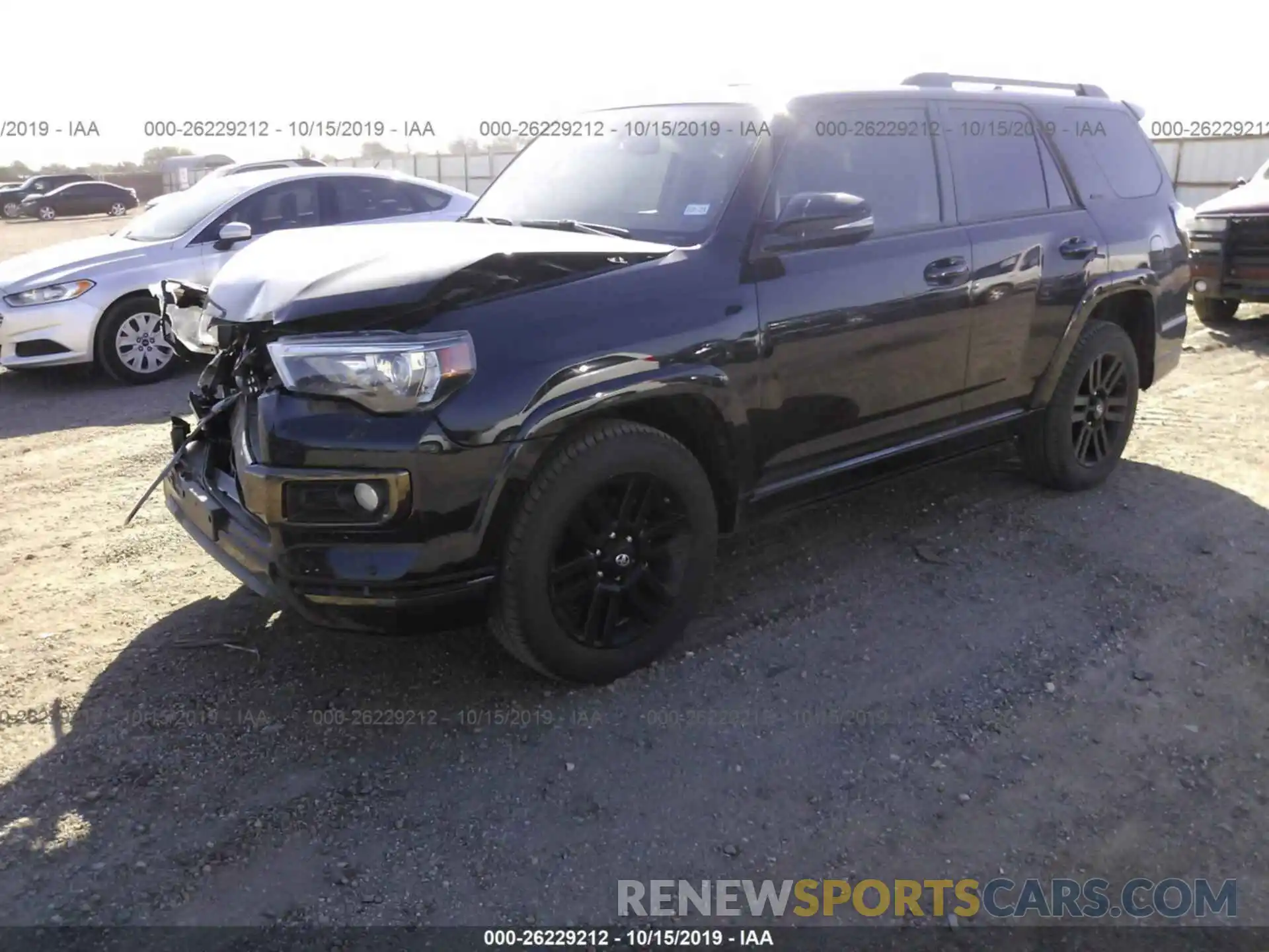 2 Photograph of a damaged car JTEBU5JR9K5676424 TOYOTA 4RUNNER 2019