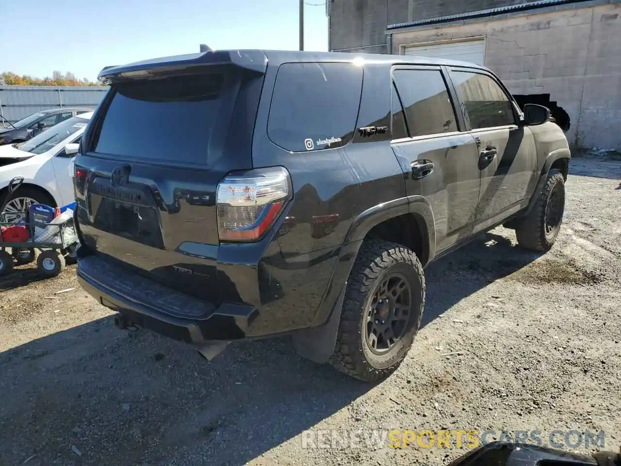 4 Photograph of a damaged car JTEBU5JR9K5681431 TOYOTA 4RUNNER 2019