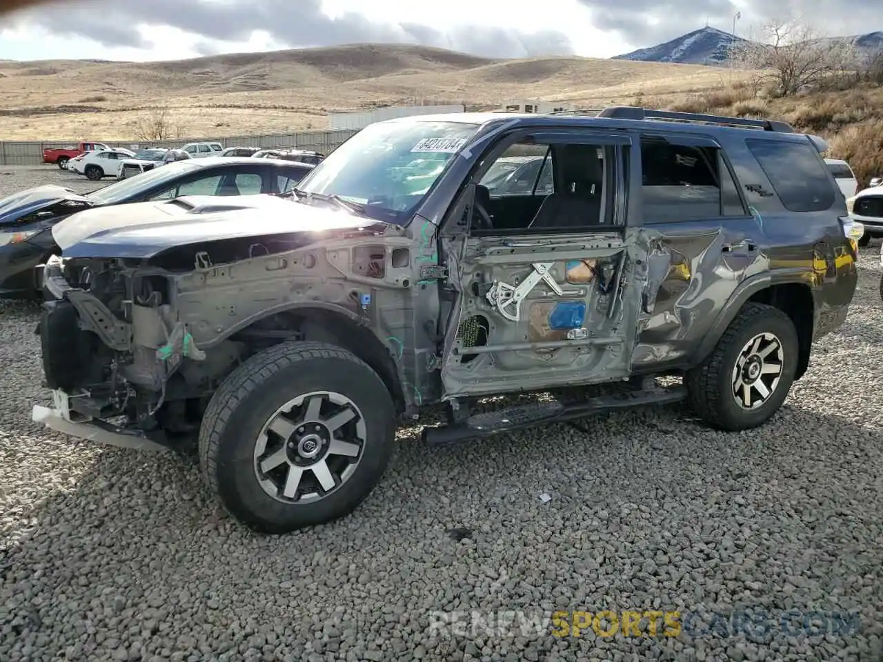 1 Photograph of a damaged car JTEBU5JR9K5687195 TOYOTA 4RUNNER 2019