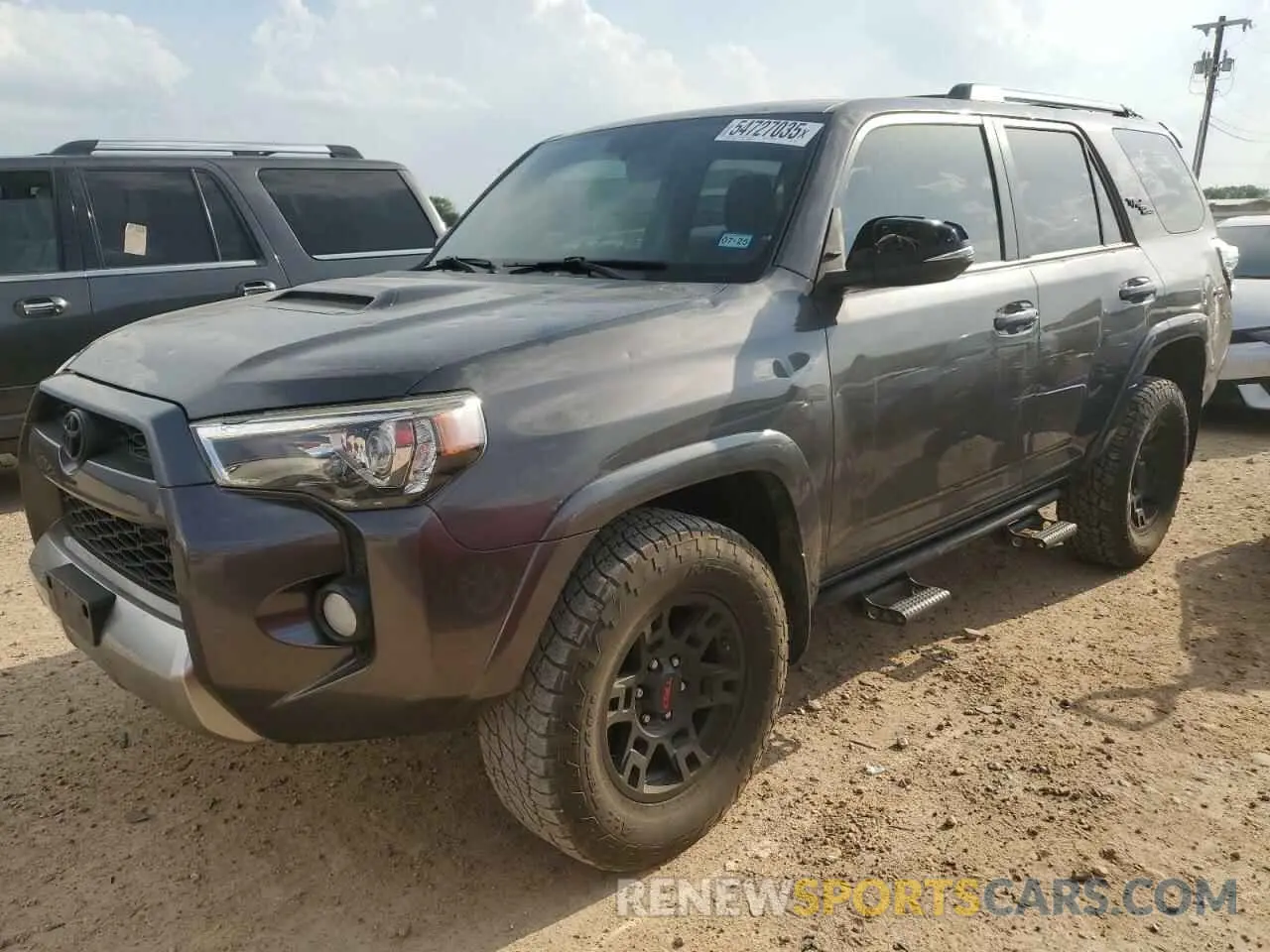 1 Photograph of a damaged car JTEBU5JR9K5702911 TOYOTA 4RUNNER 2019