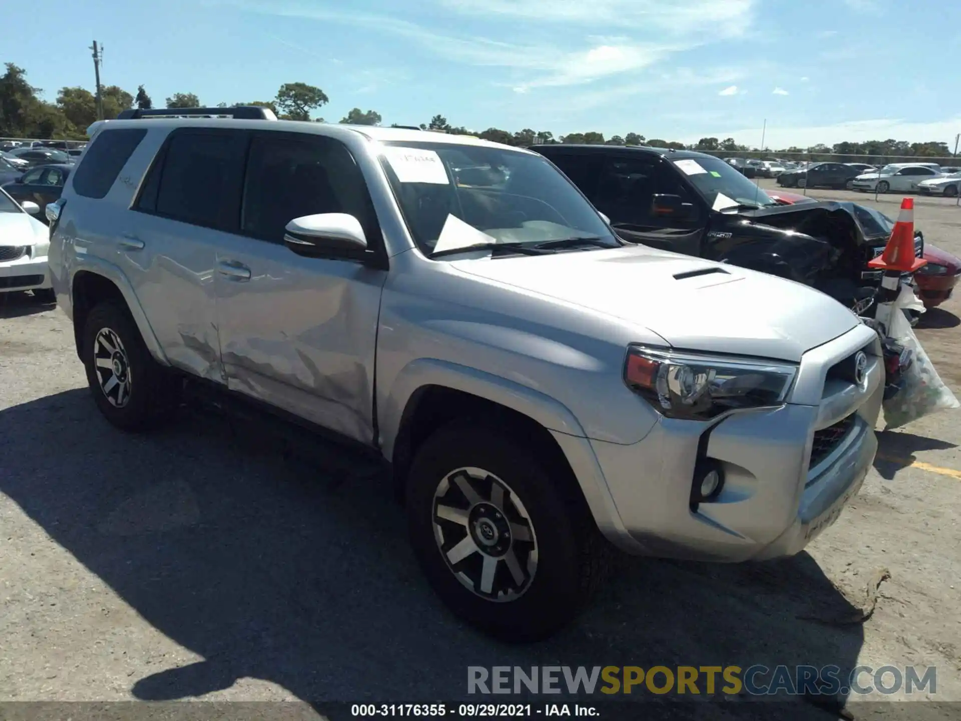 1 Photograph of a damaged car JTEBU5JR9K5704433 TOYOTA 4RUNNER 2019